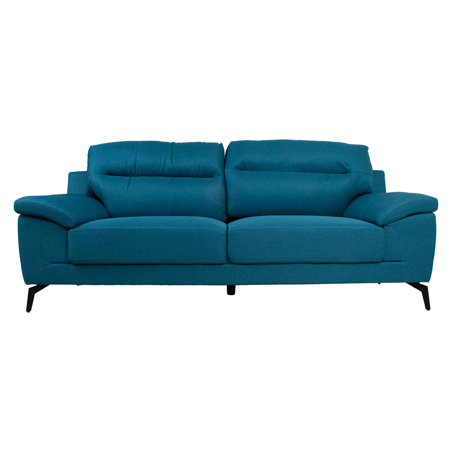 Sofa, trivietė, tamsiai mėlyna, 205 × 83 × 92 cm