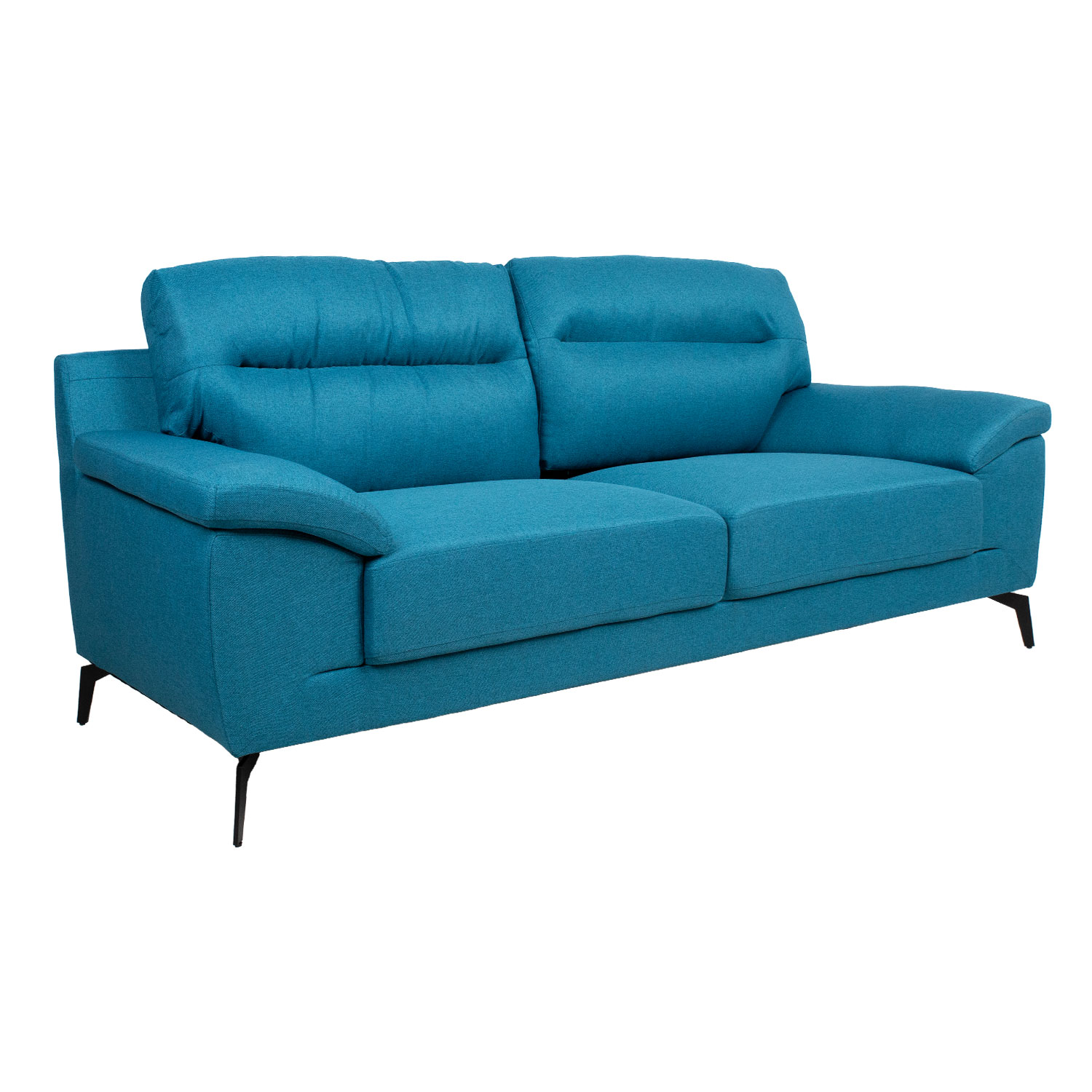 Sofa, trivietė, tamsiai mėlyna, 205 × 83 × 92 cm