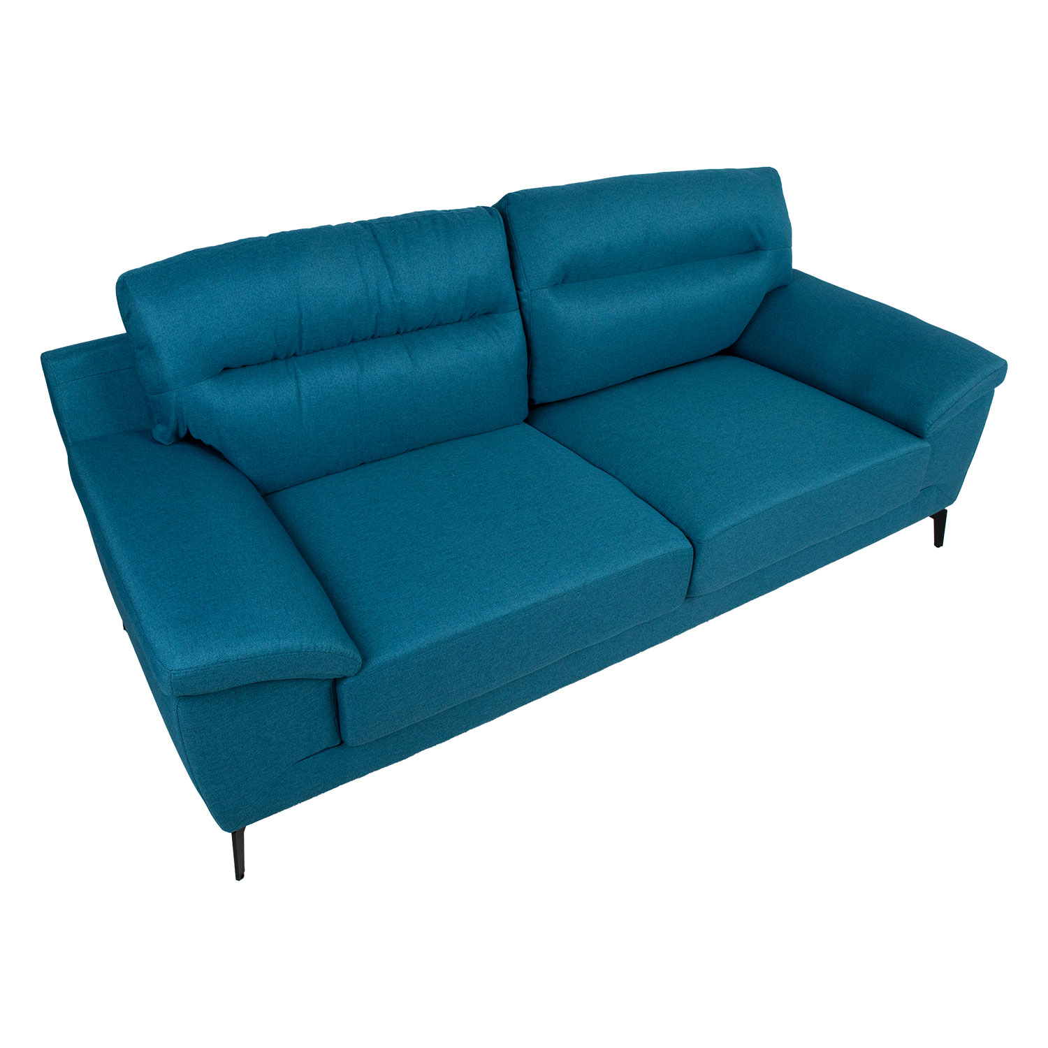 Sofa, trivietė, tamsiai mėlyna, 205 × 83 × 92 cm 2