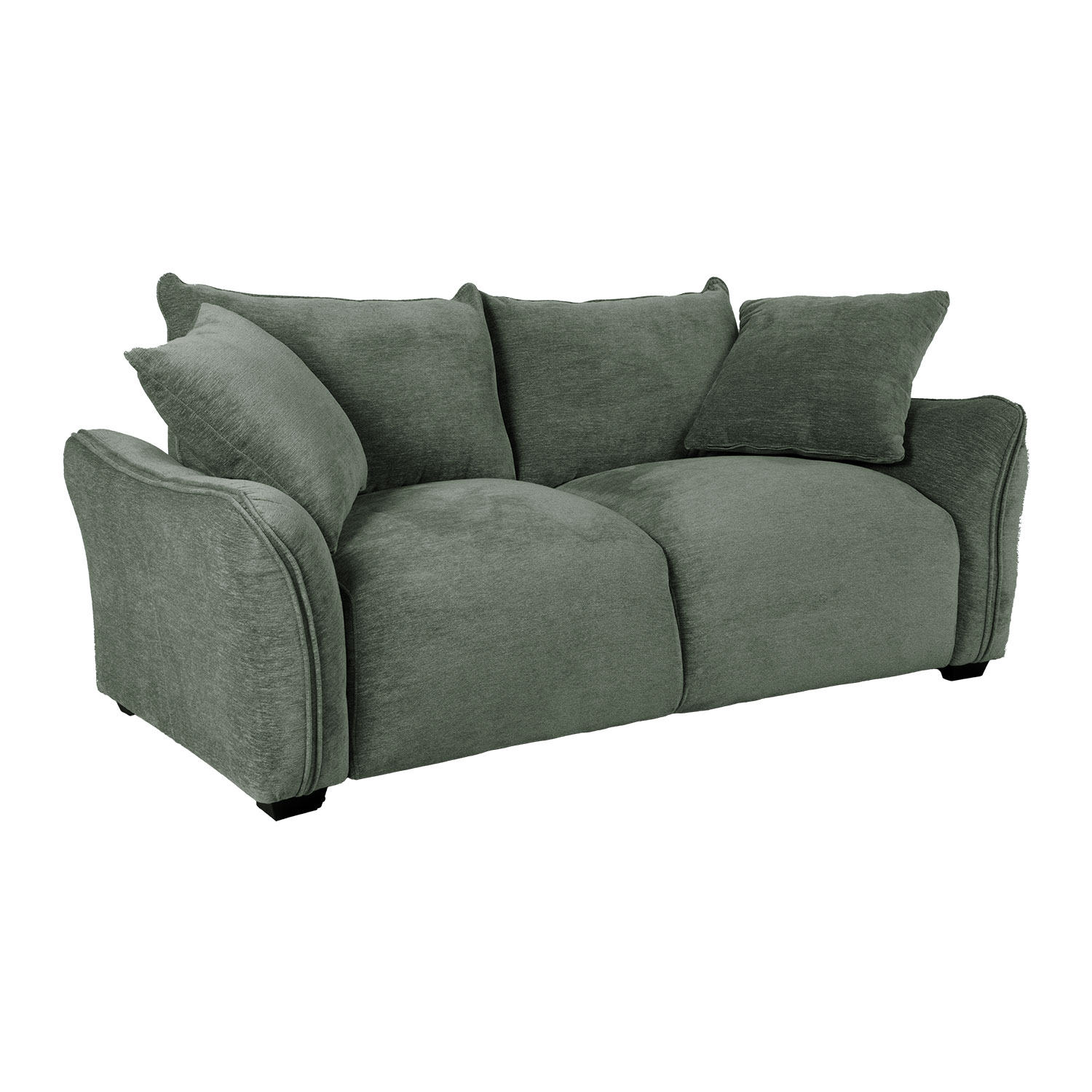 Sofa, dvivietė, mėtų žalios spalvos, 166 x 96 x 83 cm