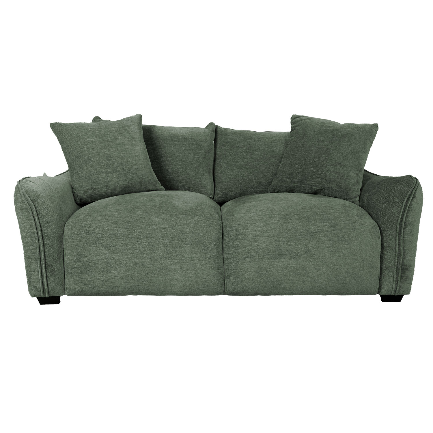 Sofa, dvivietė, mėtų žalios spalvos, 166 x 96 x 83 cm