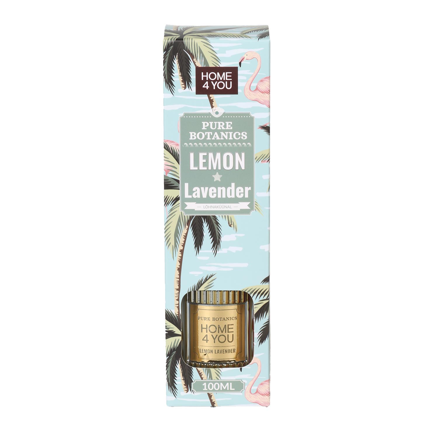 Namų kvapiklis su lazdelėmis Lemon Lavender, šviesiai žalias, 100 ml 2