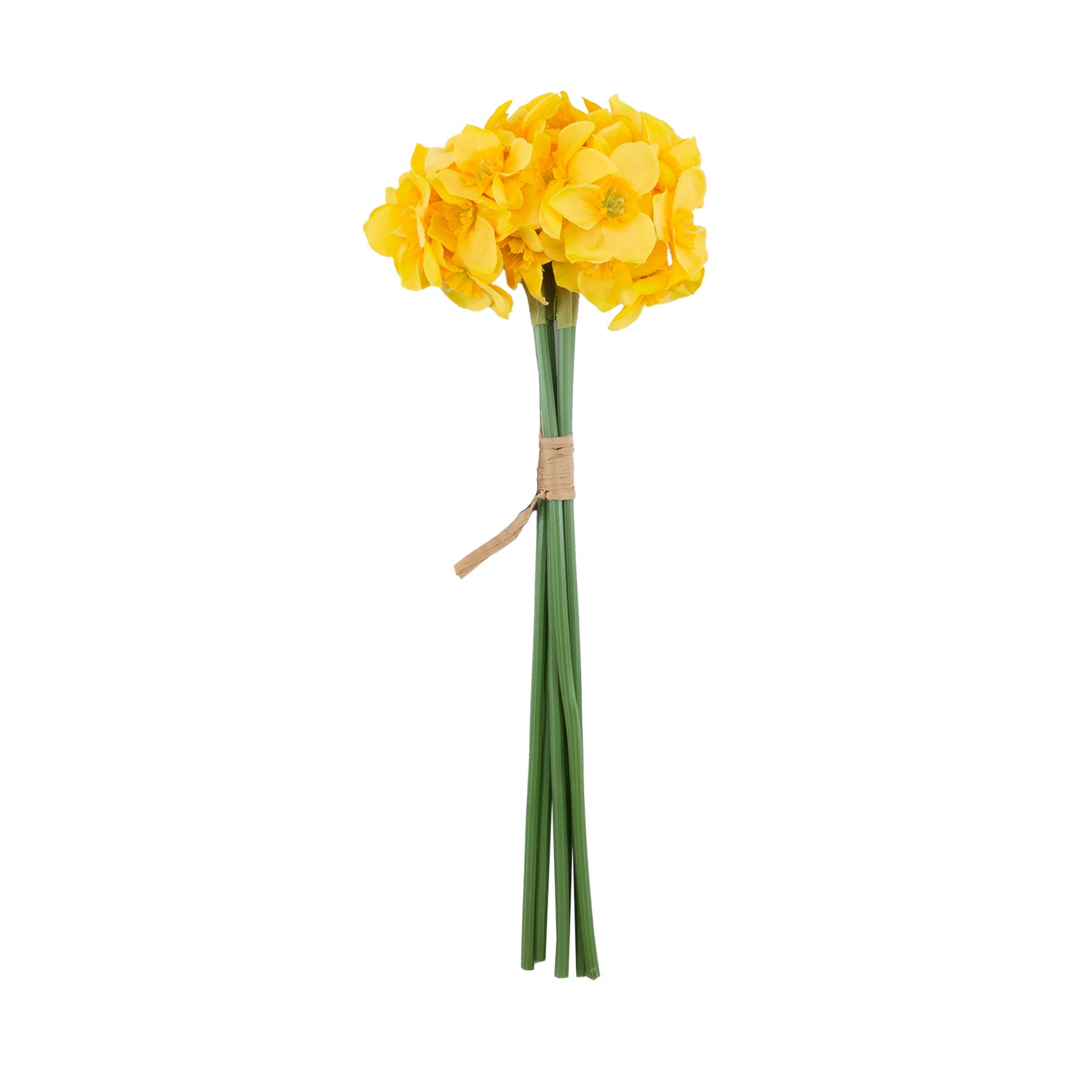 Dirbtinių narcizų puokštė , geltona, 40 cm, 6 vnt.
