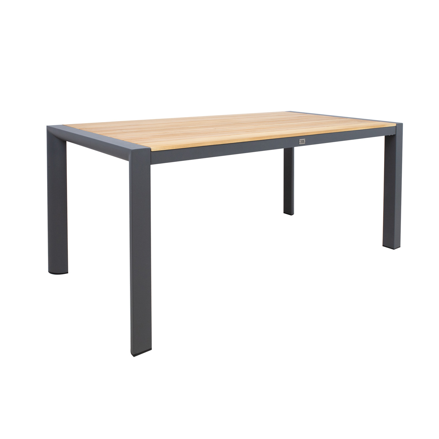 Lauko stalas TAMPERE su tikmedžio stalviršiu, 160 x 80 x 75 cm