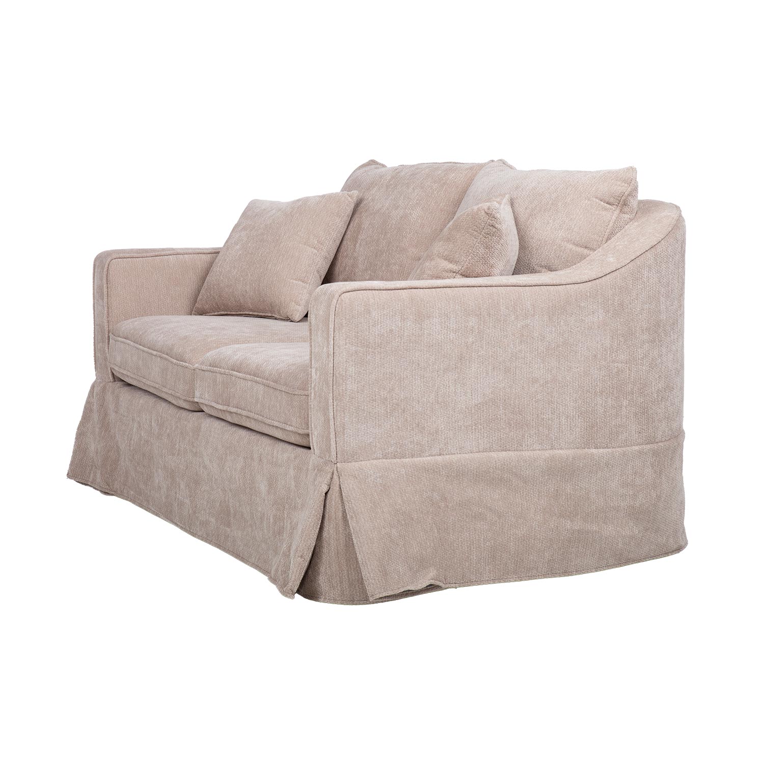 Dvivietė sofa, smėlinė, 152 x 87 x 80 cm 2