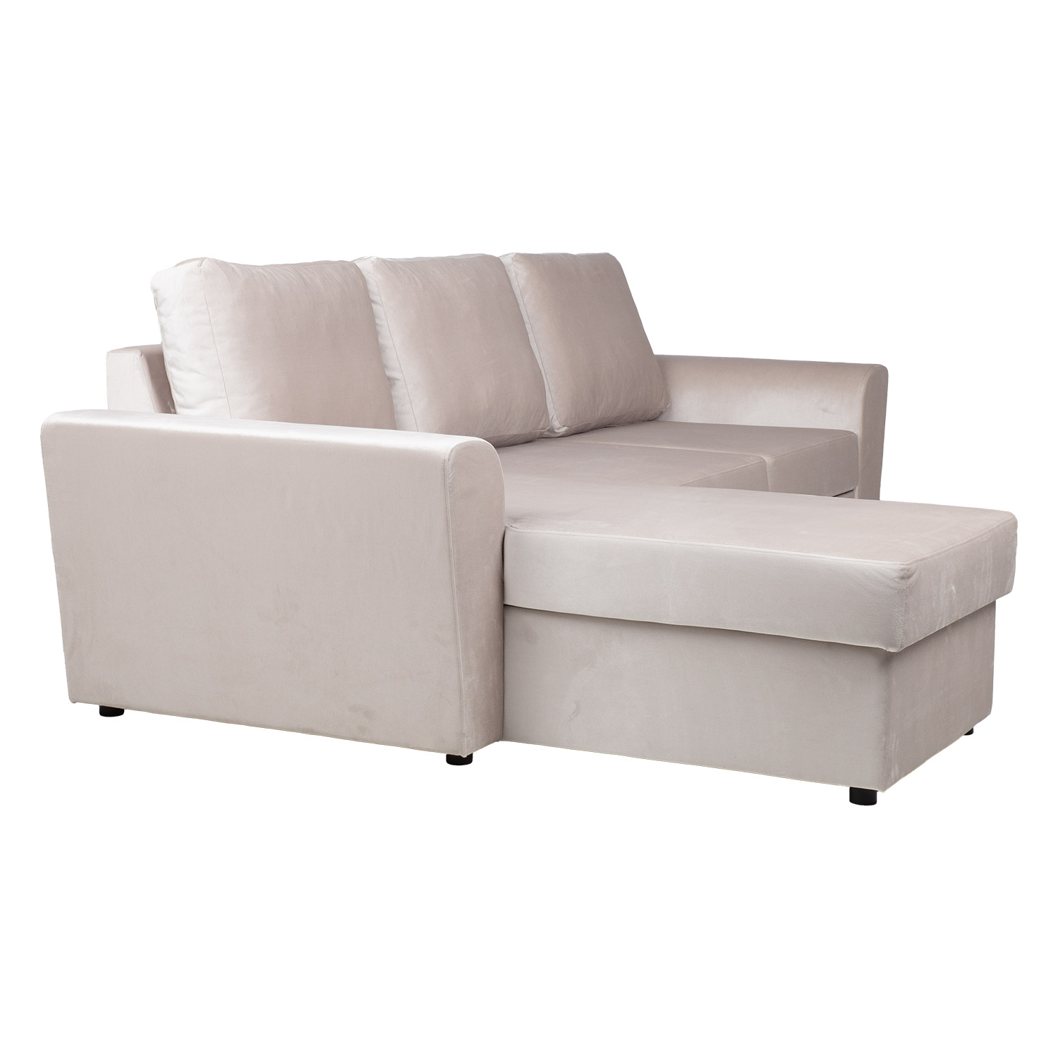 Kampinė sofa-lova INGMAR, smėlinė, 242 × 168/92 × 92 cm 2