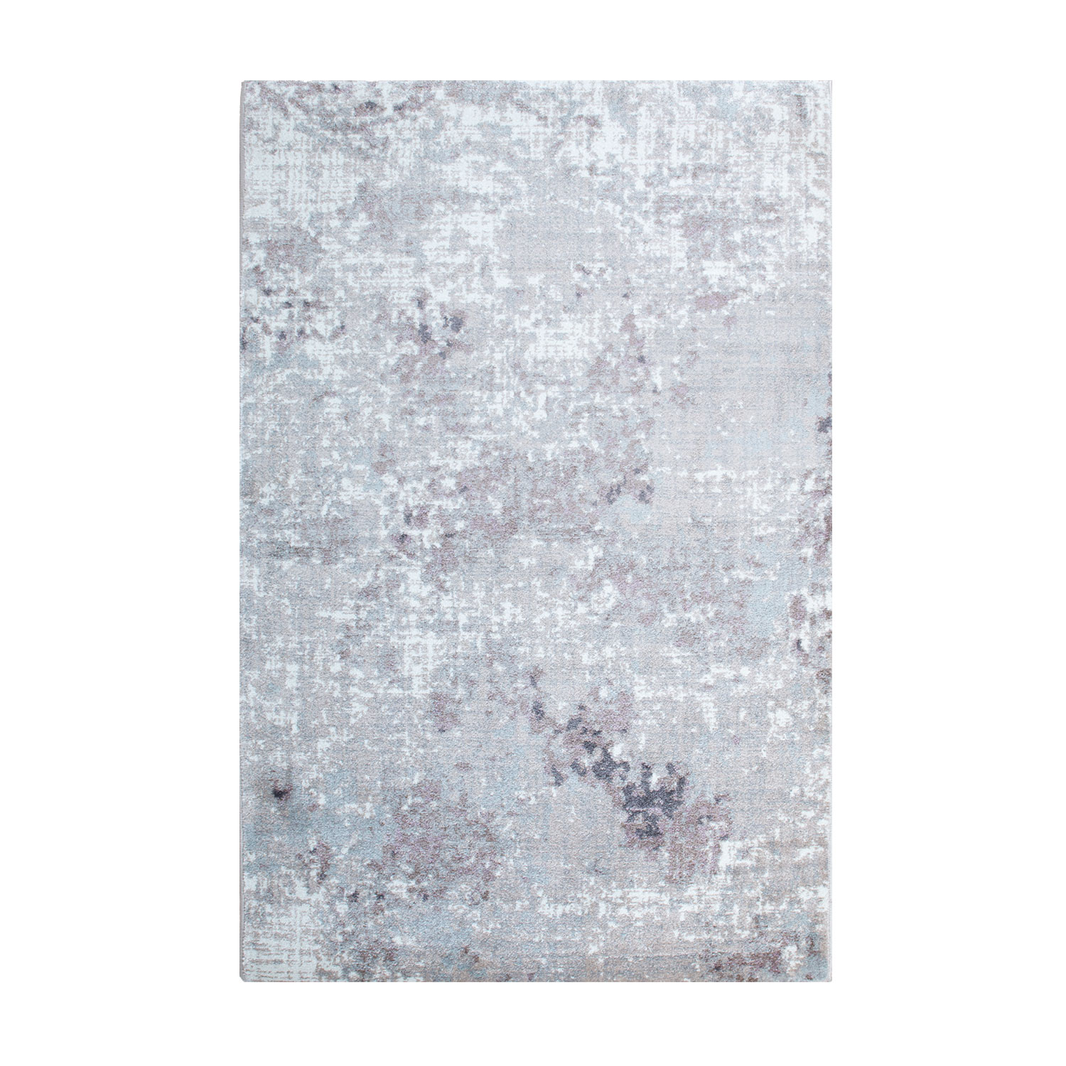Trumpaplaukis kilimas, pilkai rudas, 160 × 230 cm