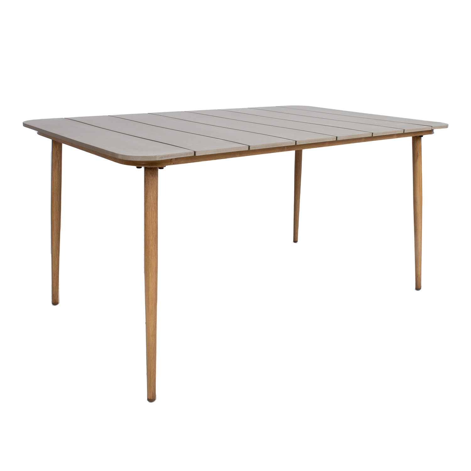 Lauko stalas NORWAY, smėlio spalvos, 147 × 90 × 73 cm