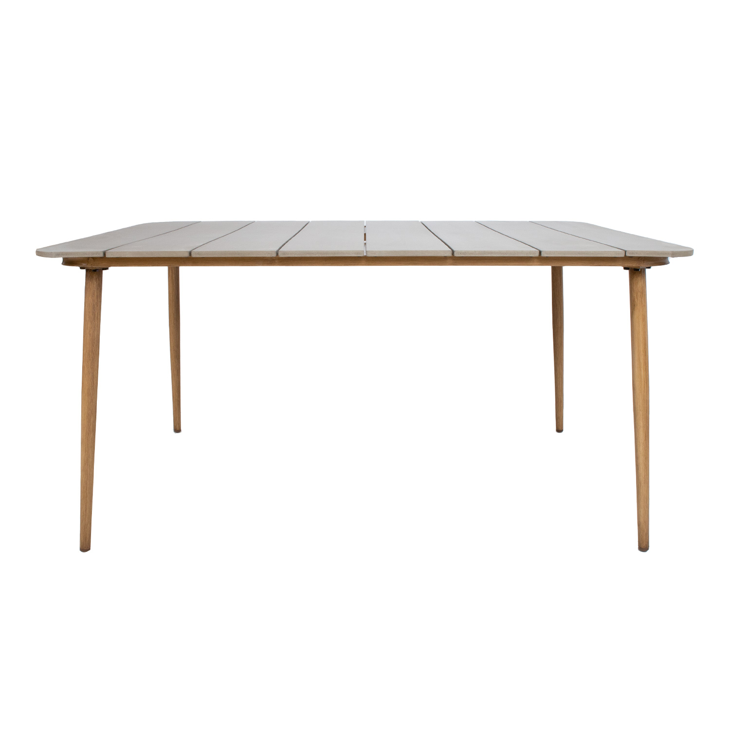 Lauko stalas NORWAY, smėlio spalvos, 147 × 90 × 73 cm