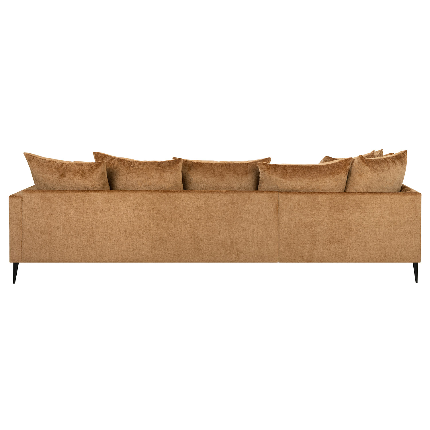 Kampinė sofa LARTES, kairinė, ruda, 300 × 205/92 × 90 cm 3
