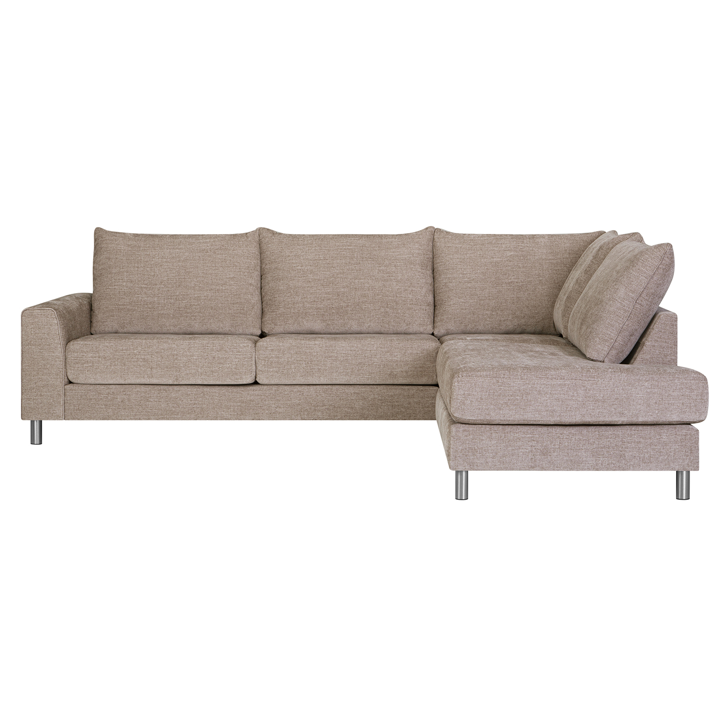 Kampinė sofa LEILA, dešininė, 269 × 210/92 × 89 cm