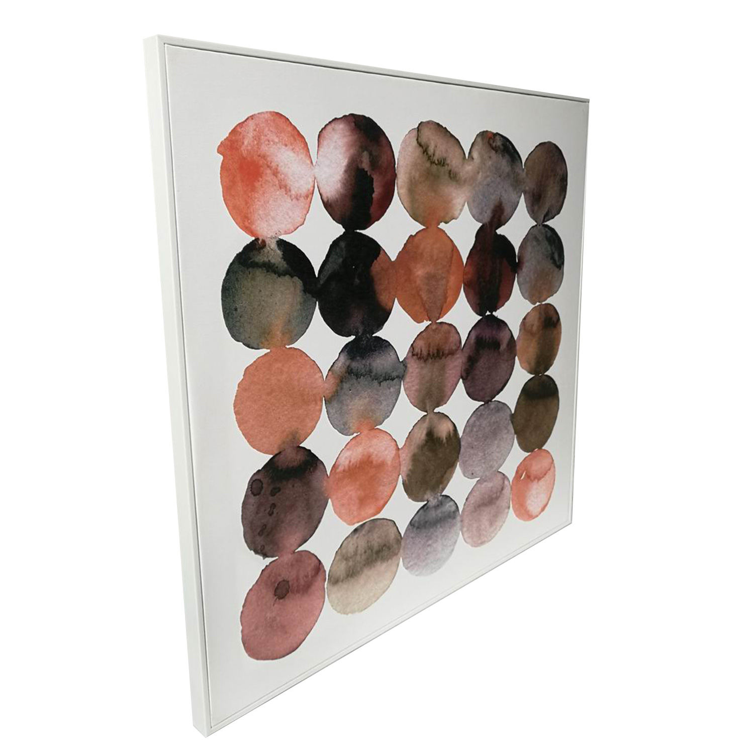Sieninis paveikslas ant drobės, rudas, 60 × 60 cm 2