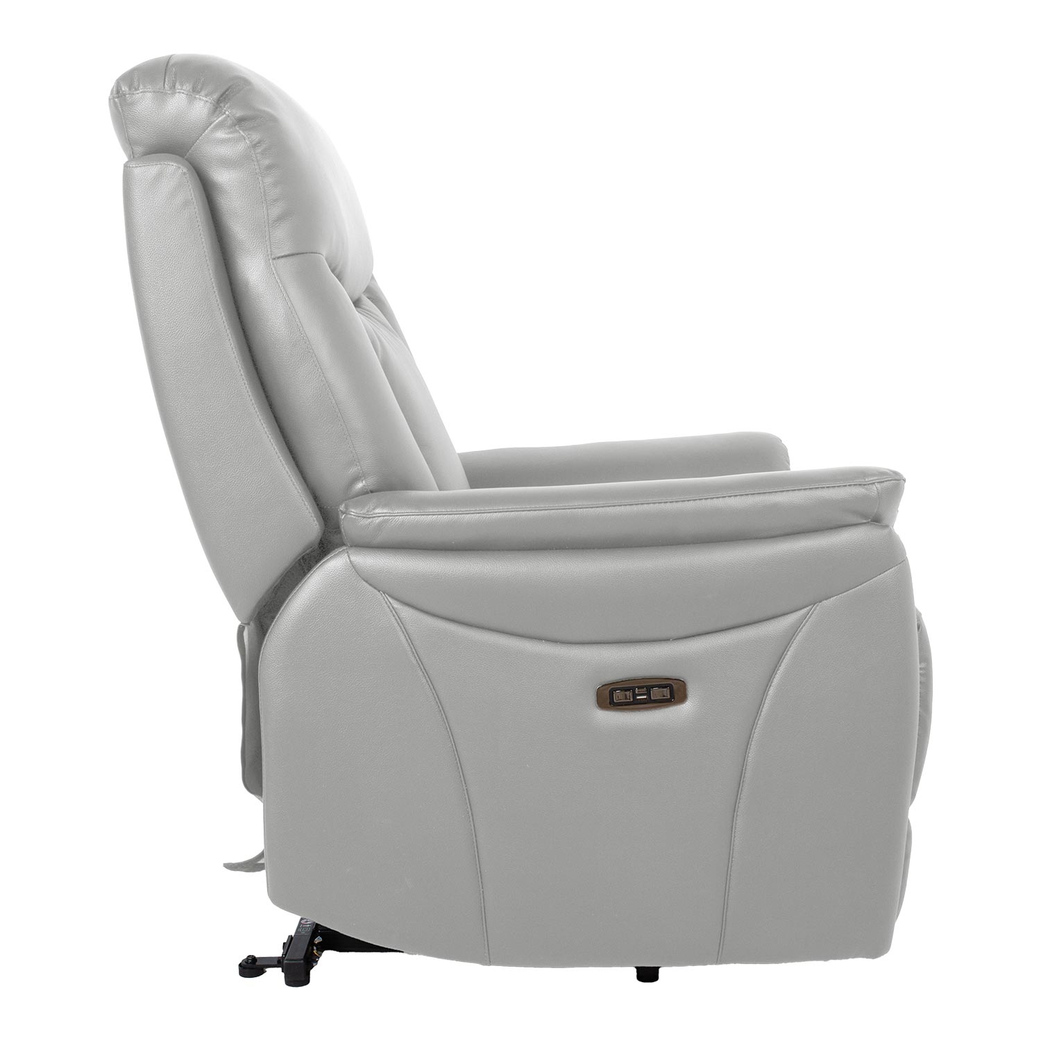 Atlošiamas krėslas su elektriniu pakėlimo mechanizmu, smėlinis, 82 x 95 x 108 cm 3