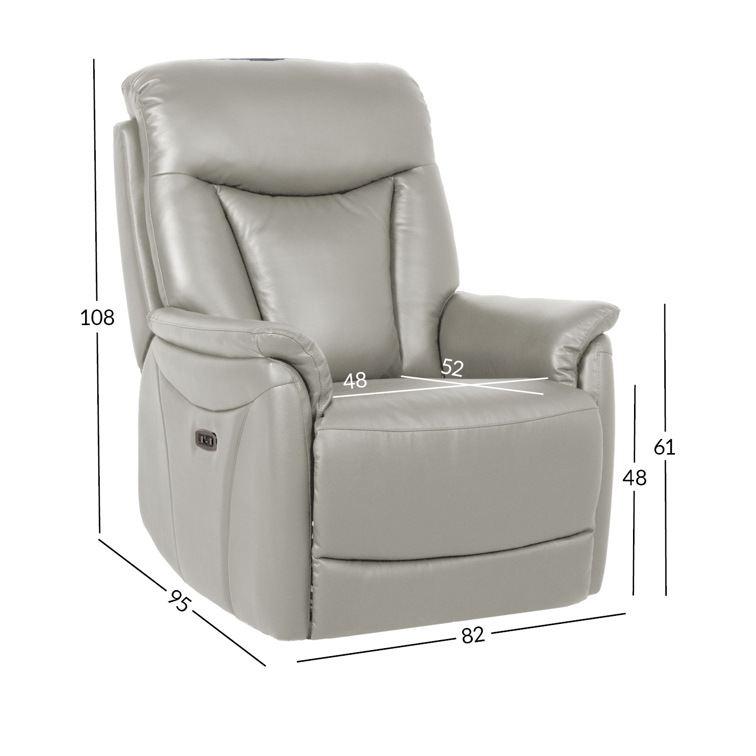 Atlošiamas krėslas su elektriniu pakėlimo mechanizmu, smėlinis, 82 x 95 x 108 cm