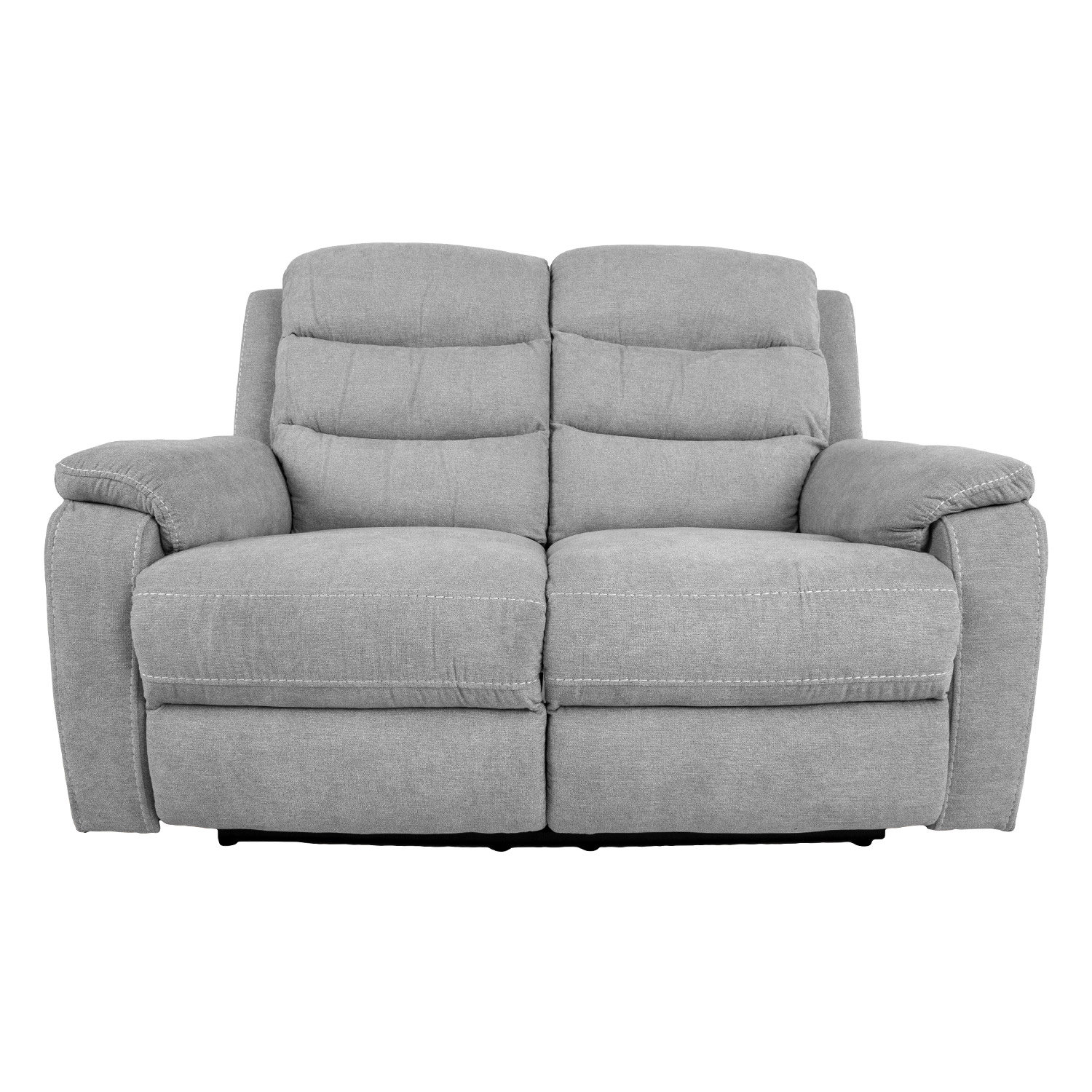 Dvivietė elektrinė atlošiama sofa MIMI, šviesiai pilka, 153 × 93 × 102 cm 2