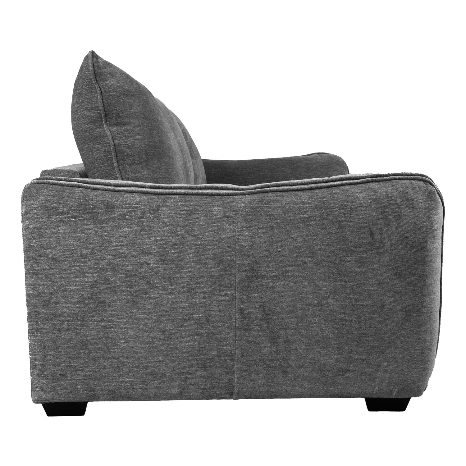 Dvivietė sofa, pilka, 166 × 96 × 83 cm 2