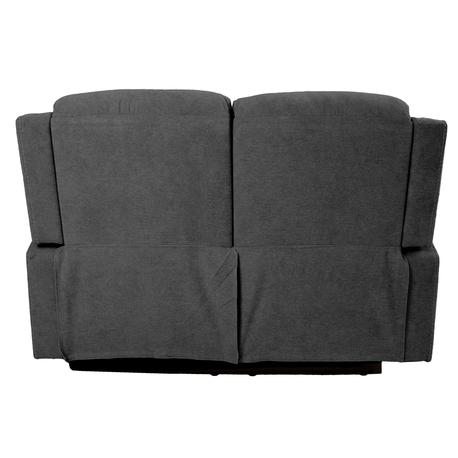 Dvivietė elektrinė atlošiama sofa, pilka, 153 × 93 × 102 cm