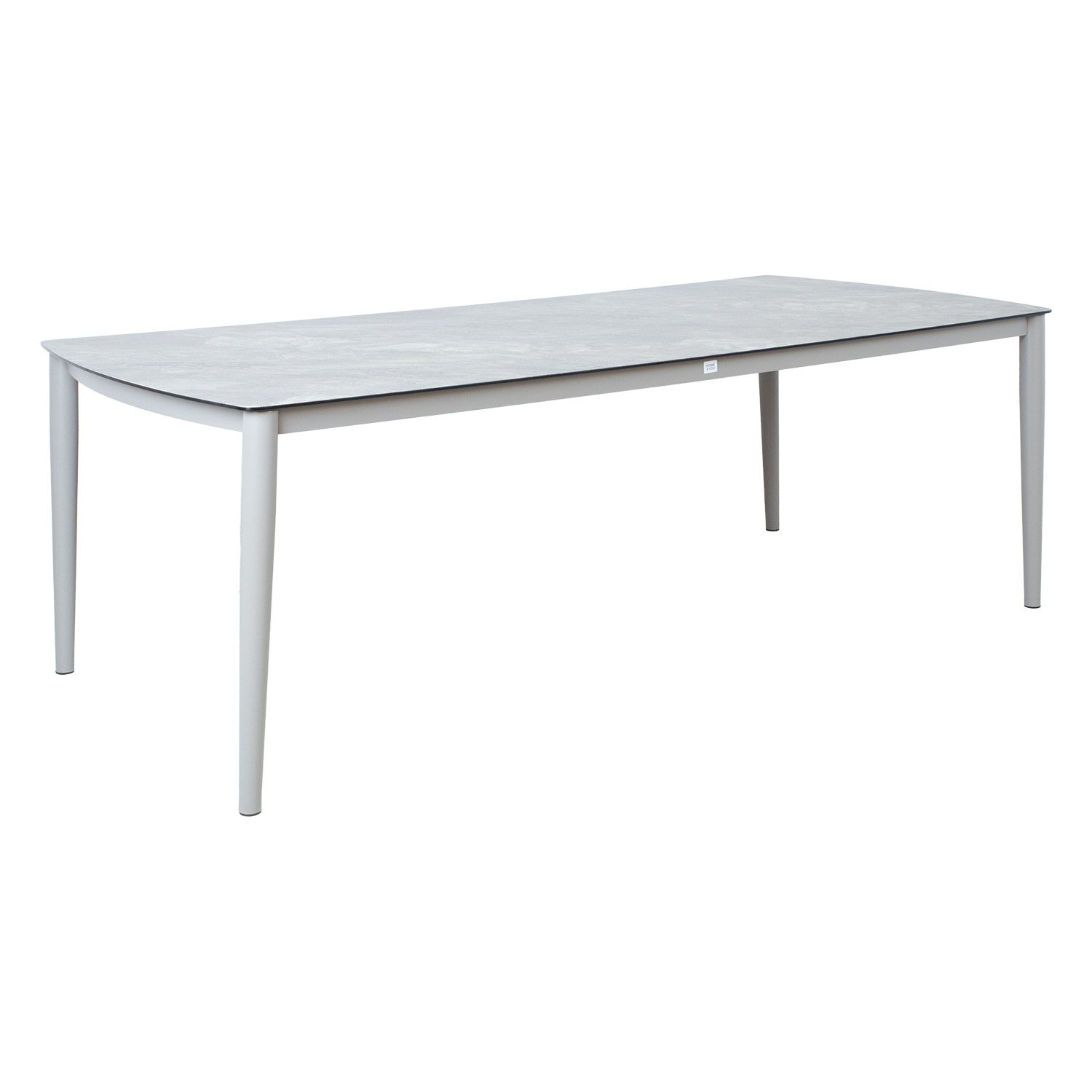 Lauko stalas, pilkšvai smėlinis, 220 × 100 × 75 cm
