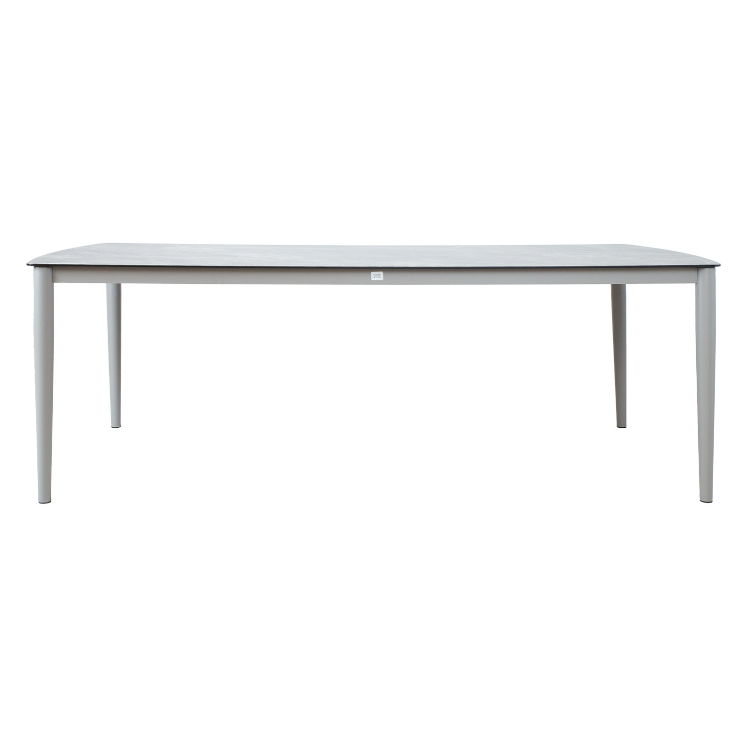 Lauko stalas, pilkšvai smėlinis, 220 × 100 × 75 cm 2