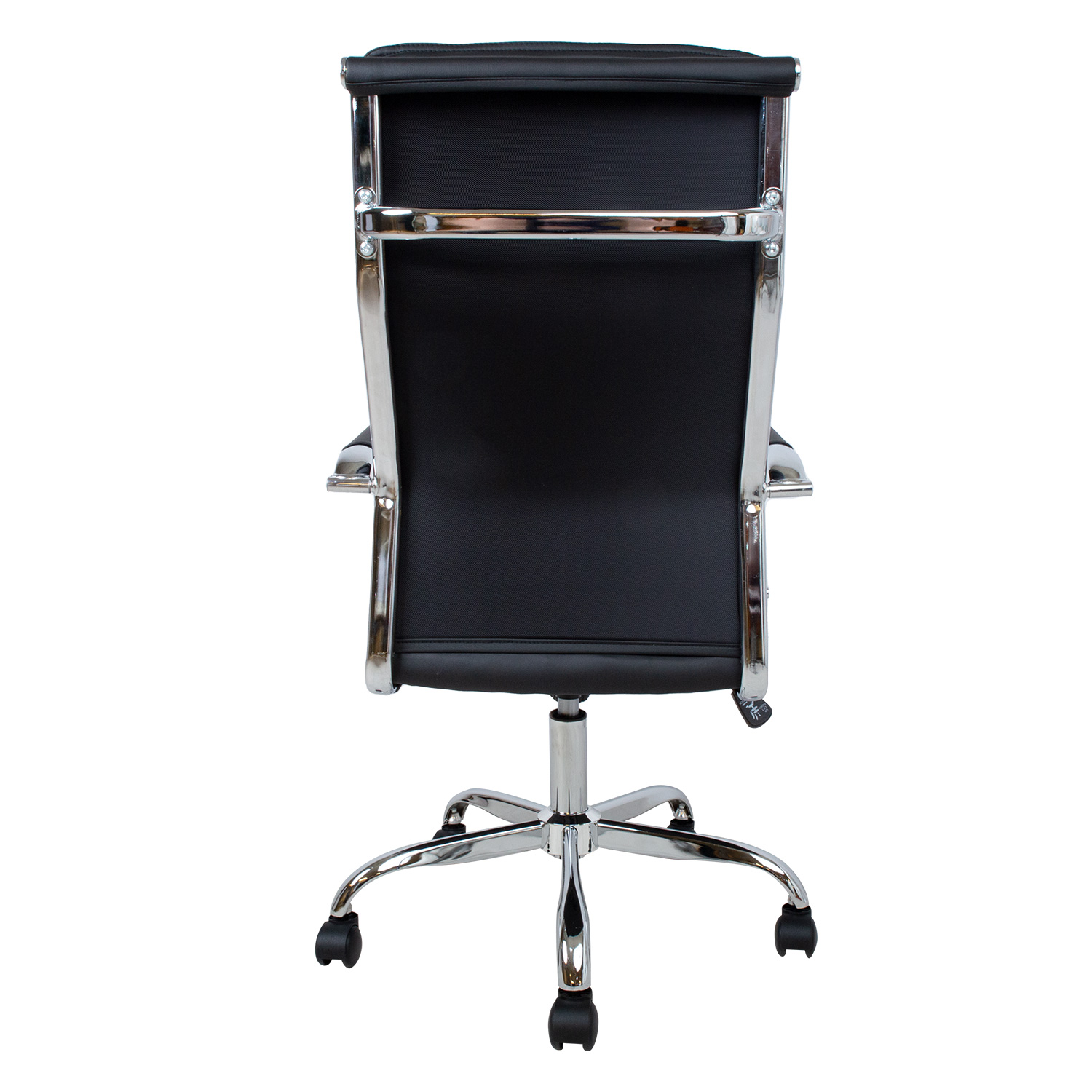 Biuro kėdė su supamuoju mechanizmu, juoda, 54,5 × 60 × 106,5–116,5 cm 3
