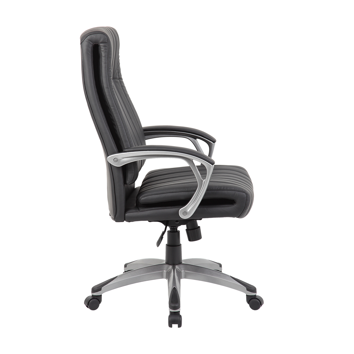 Biuro kėdė su sparnuotuoju mechanizmu, juoda, 62,5 × 76,5 × 112–119,5 cm 2