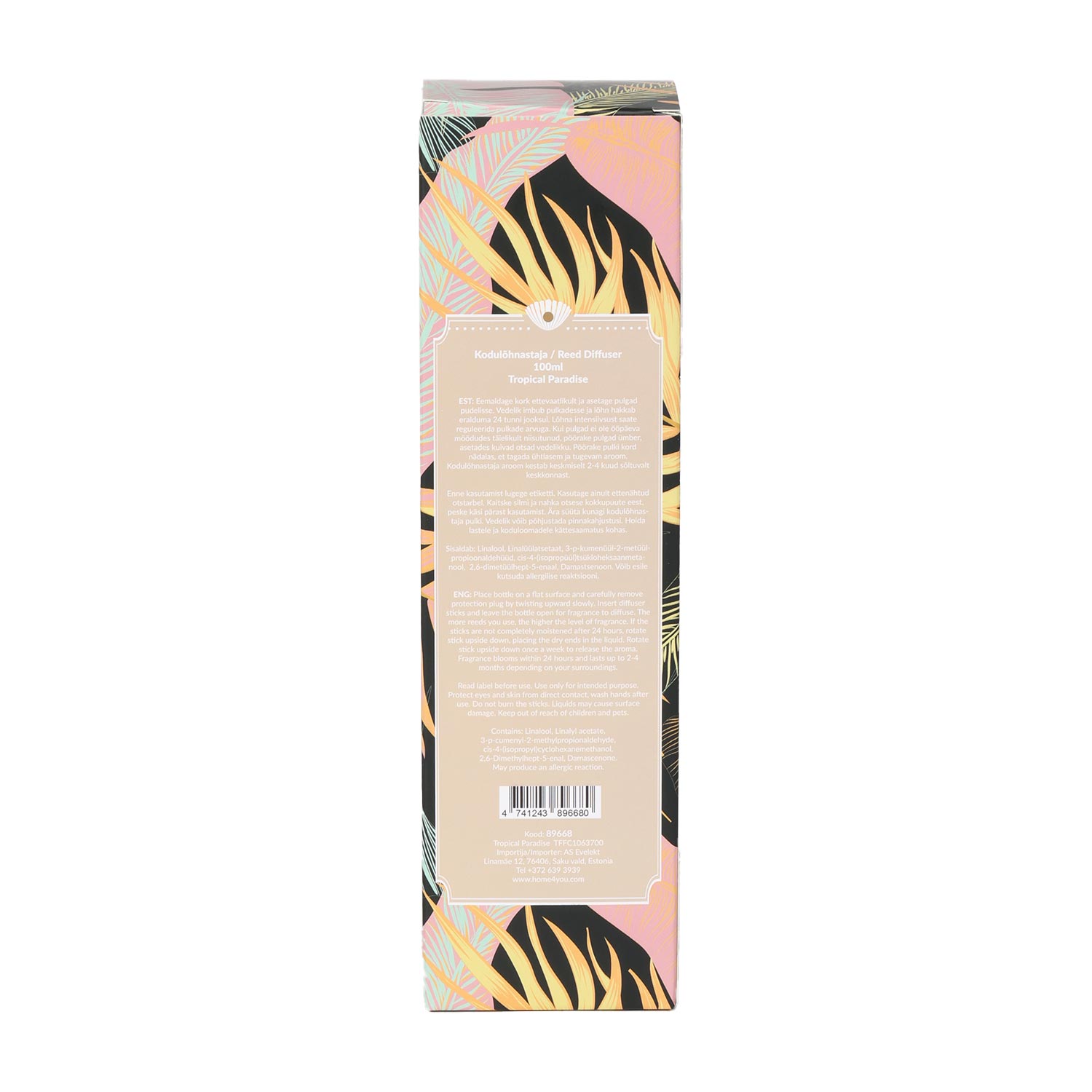 Namų kvapiklis su lazdelėmis PURE BOTANICS Tropical Paradise, 100 ml 3