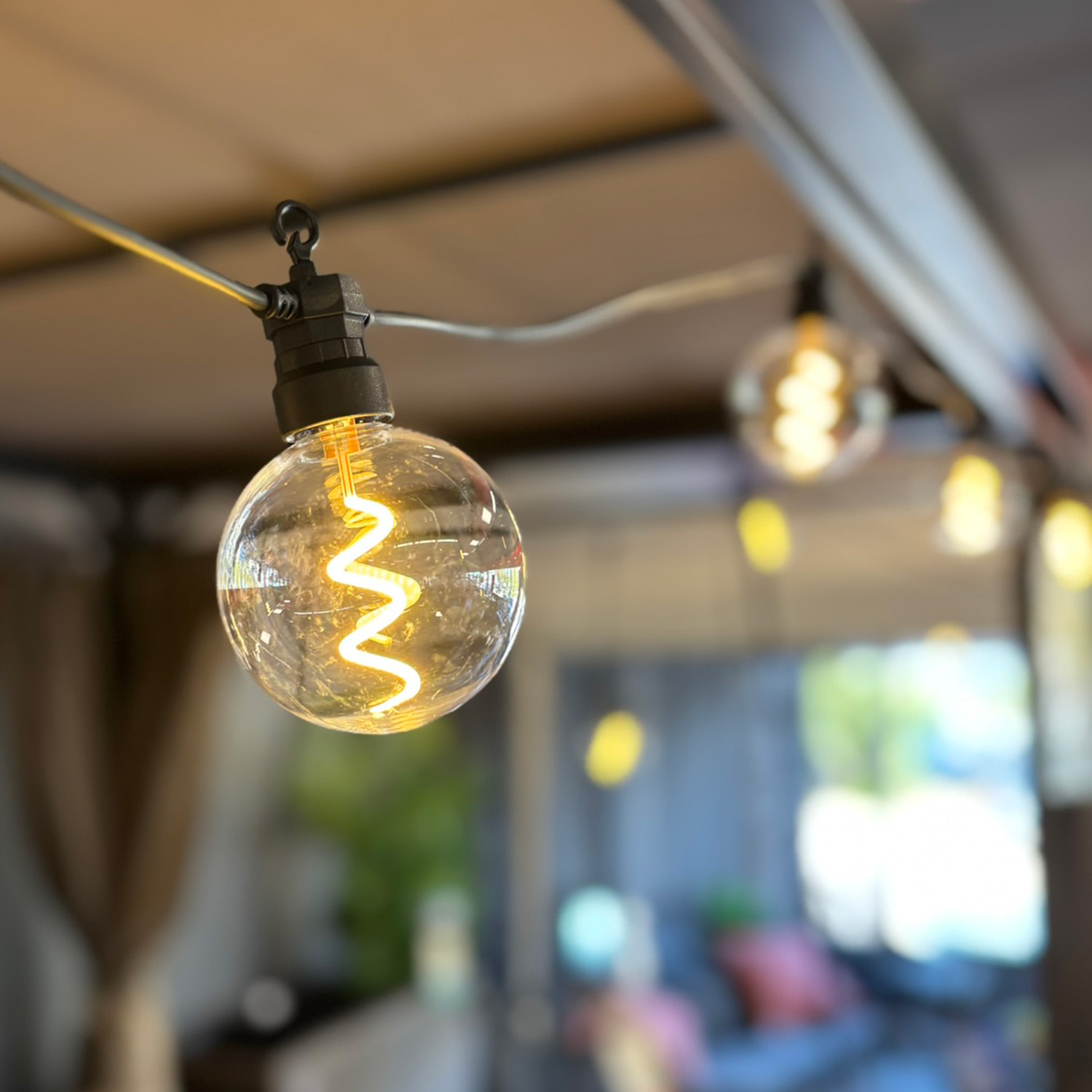 LED spuldzīšu virtene, 10 LED, 4,5 m 3
