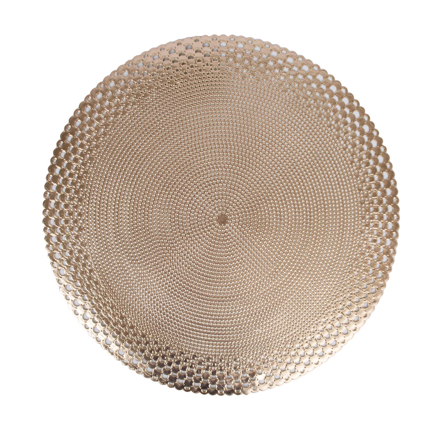 Stalo kilimėlis, auksinis, Ø 38 cm