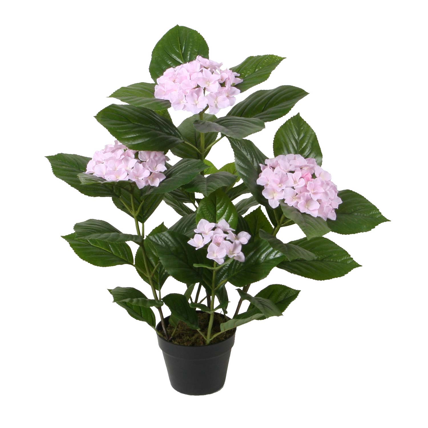Mākslīgais augs „Wind Hydrangera“, rozā, 80 cm