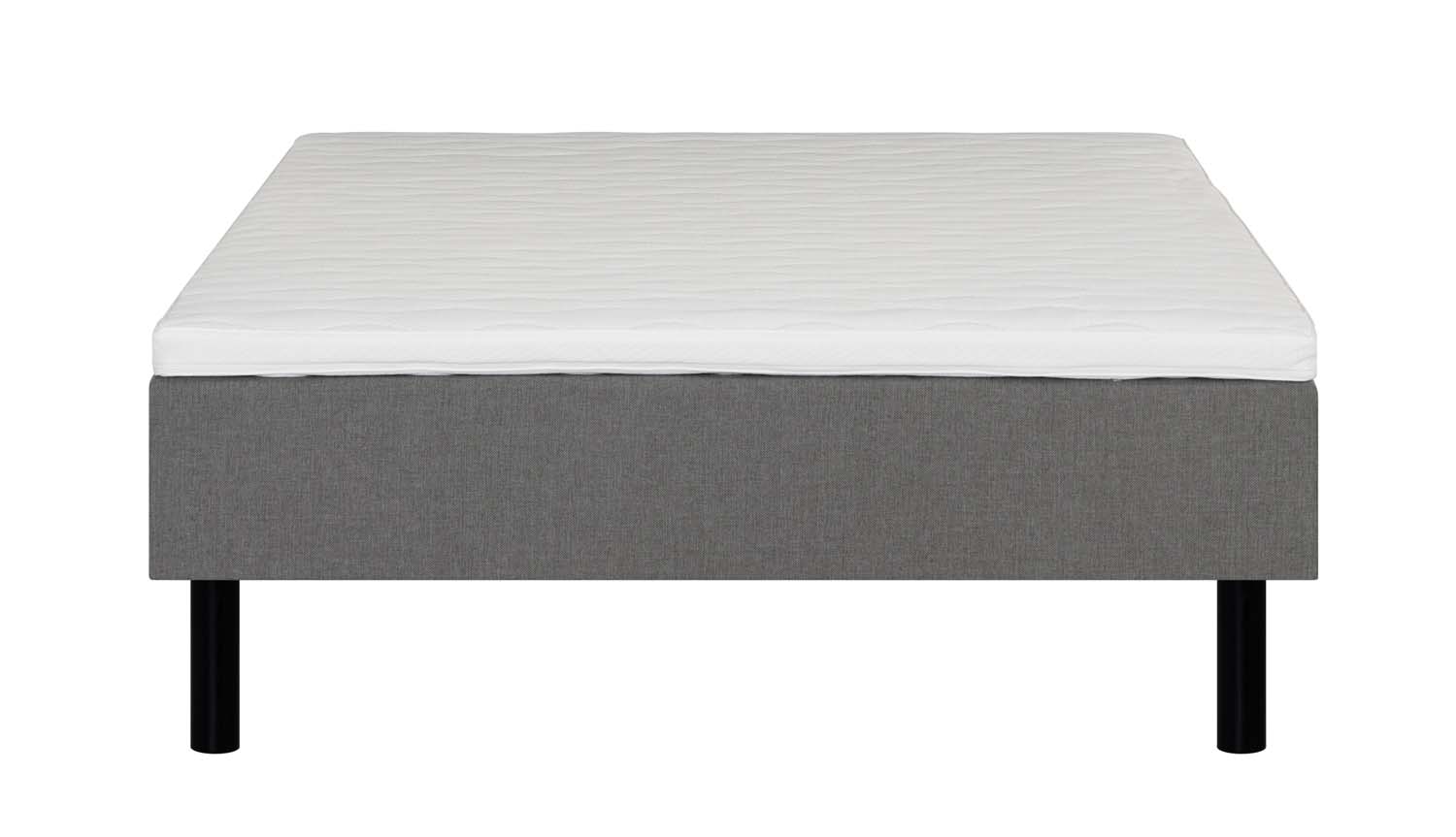 Kušetė LANDE, pilka, 140 × 200 cm