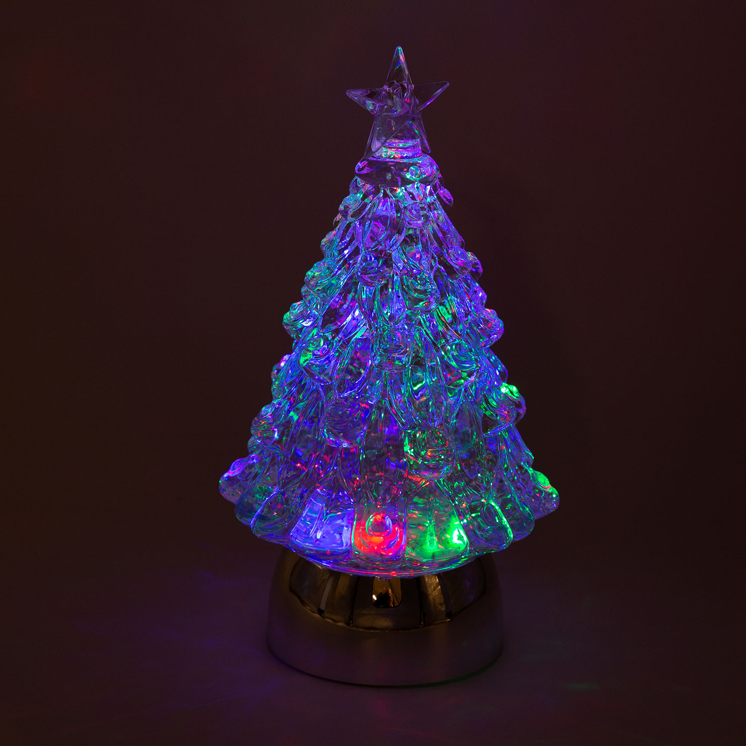 LED Ziemassvētku dekorācija ar mūziku un sniega efektu, Ø 13 x 24 cm