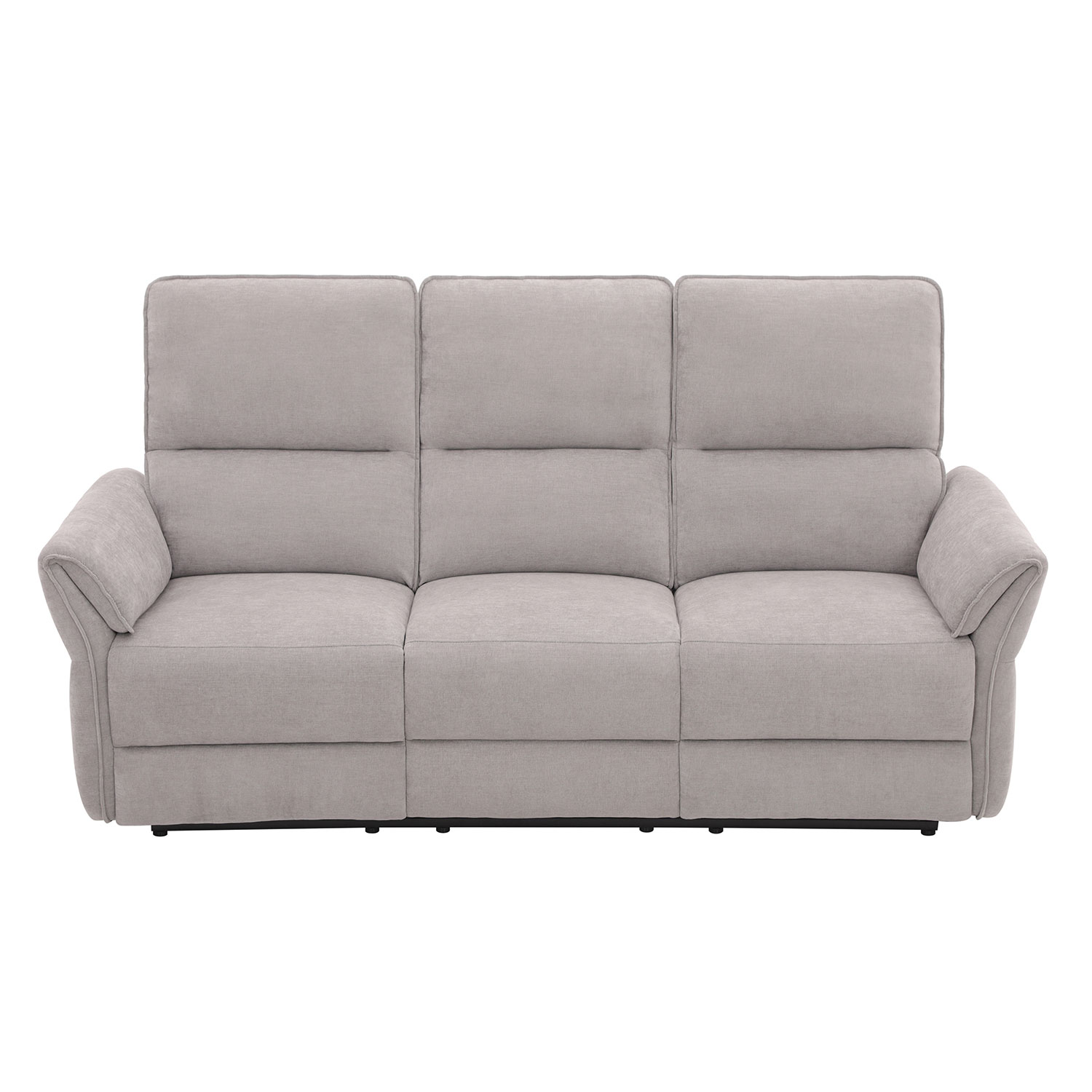Sofa DAMIKA, trivietė elektrinė atlošiama, pilka, 200 x 92 x 103 cm 3