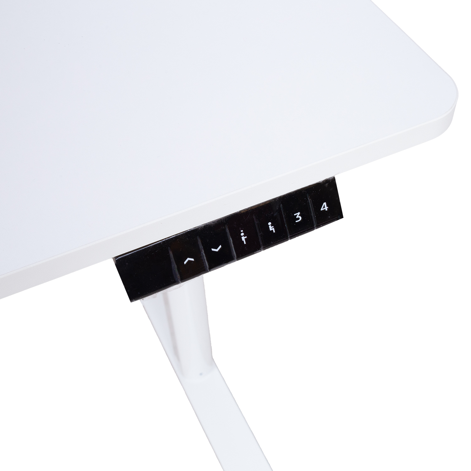 Reguliuojamo aukščio stalas ERGO LIGHT, baltas, 120 × 60 × 72,5–117,5 cm 2
