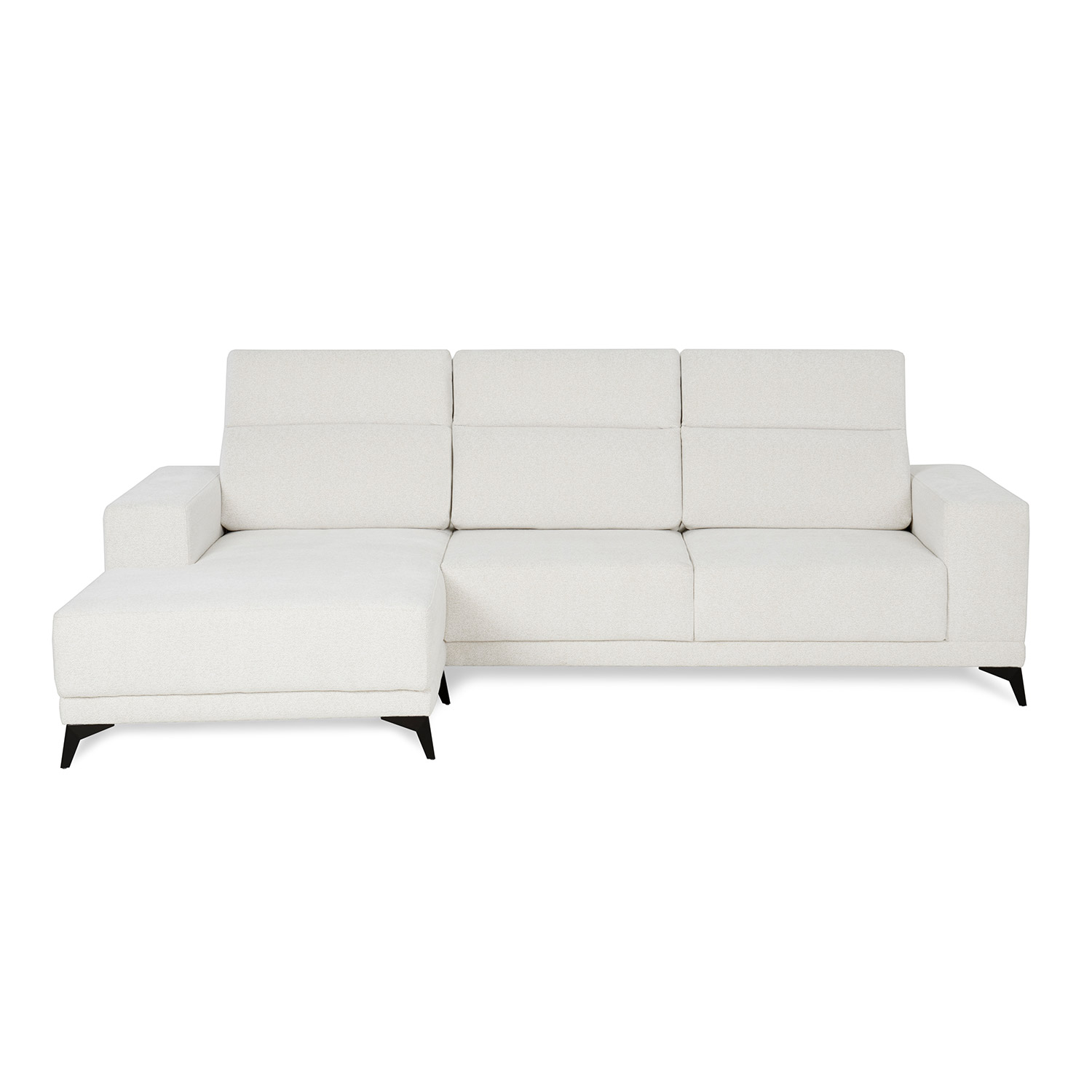 Kampinė sofa DARLA, šviesiai smėlinė, 281,5 × 161/97,5 × 104 cm 2