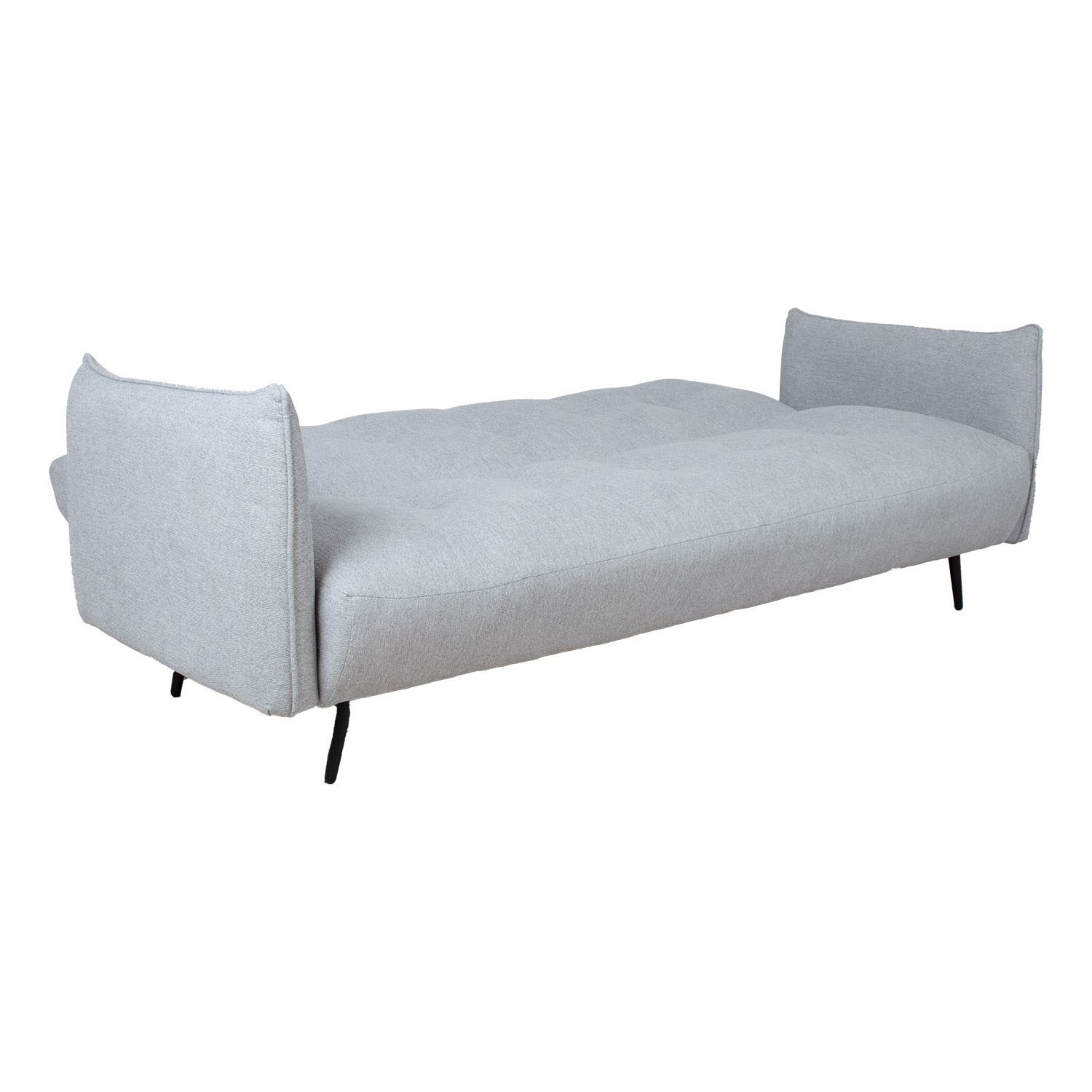 Sofa-lova, 3 vietų, šviesiai pilka, 202 × 82 × 82 cm 2
