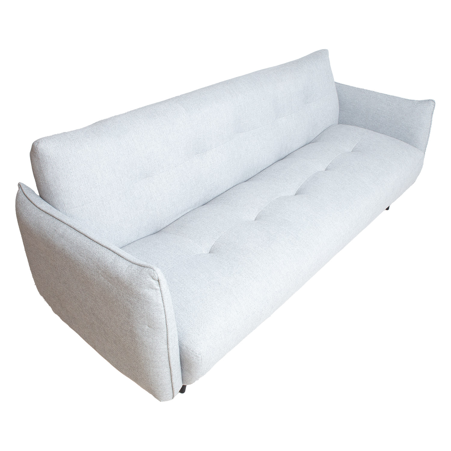 Sofa-lova, 3 vietų, šviesiai pilka, 202 × 82 × 82 cm 3