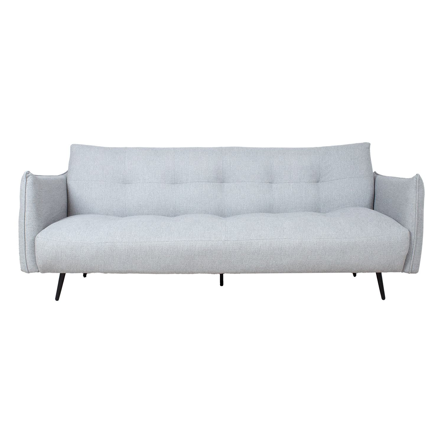 Sofa-lova, 3 vietų, šviesiai pilka, 202 × 82 × 82 cm