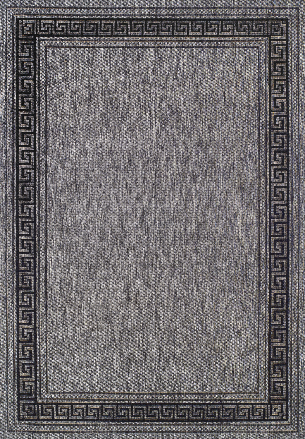 Durų kilimėlis, neslystantis, juodas/pilkas, 50 × 80 cm