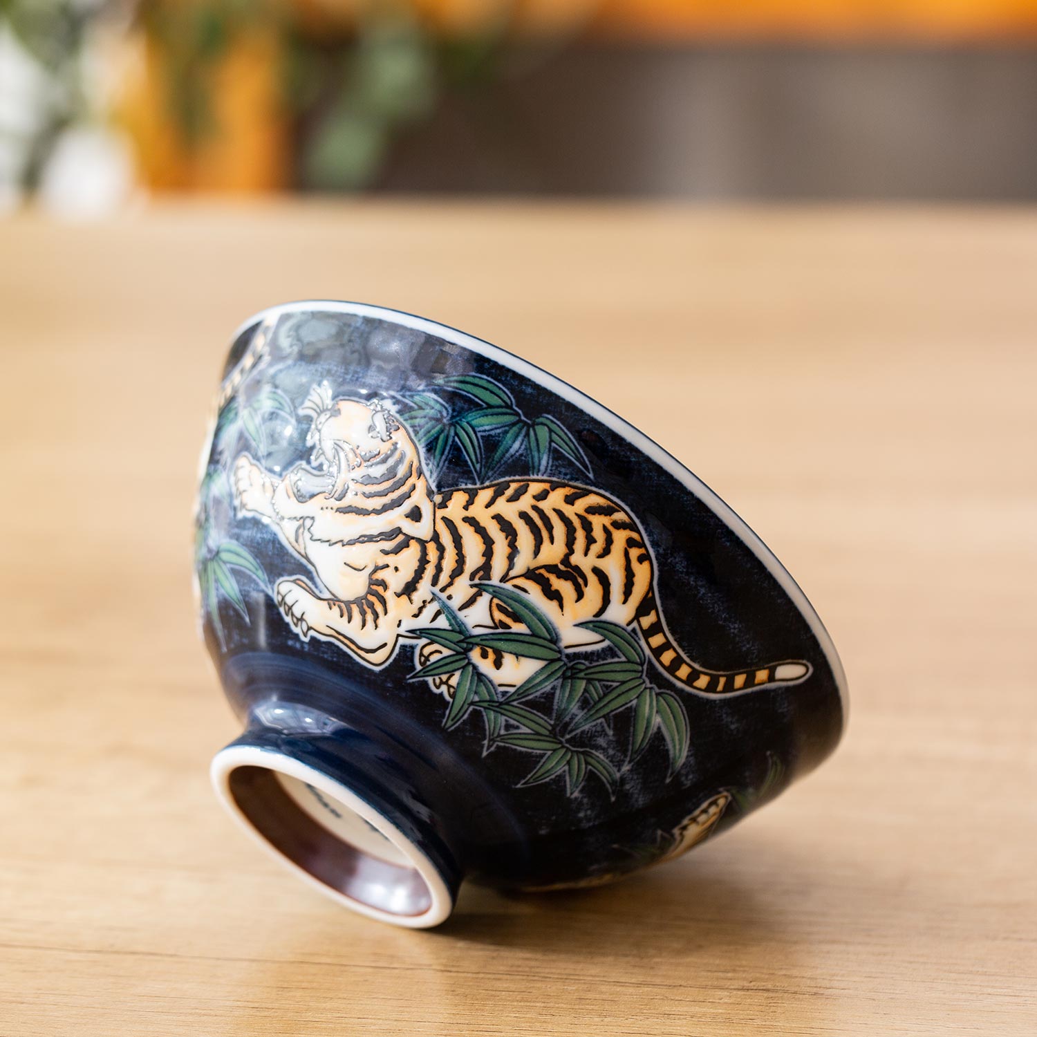 Porcelāna bļodiņa ar tīģera motīvu, zila, Ø 12,2 × 6,5 cm 3