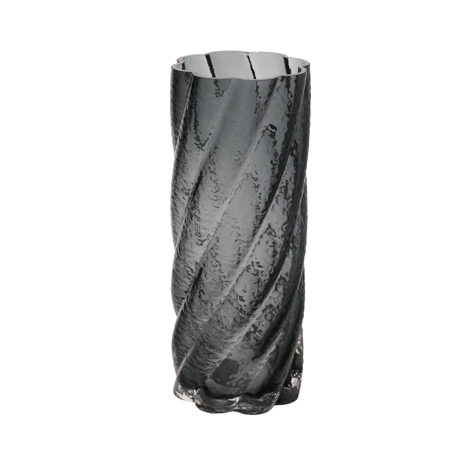 Vaza, pilka, 10 × 25 cm