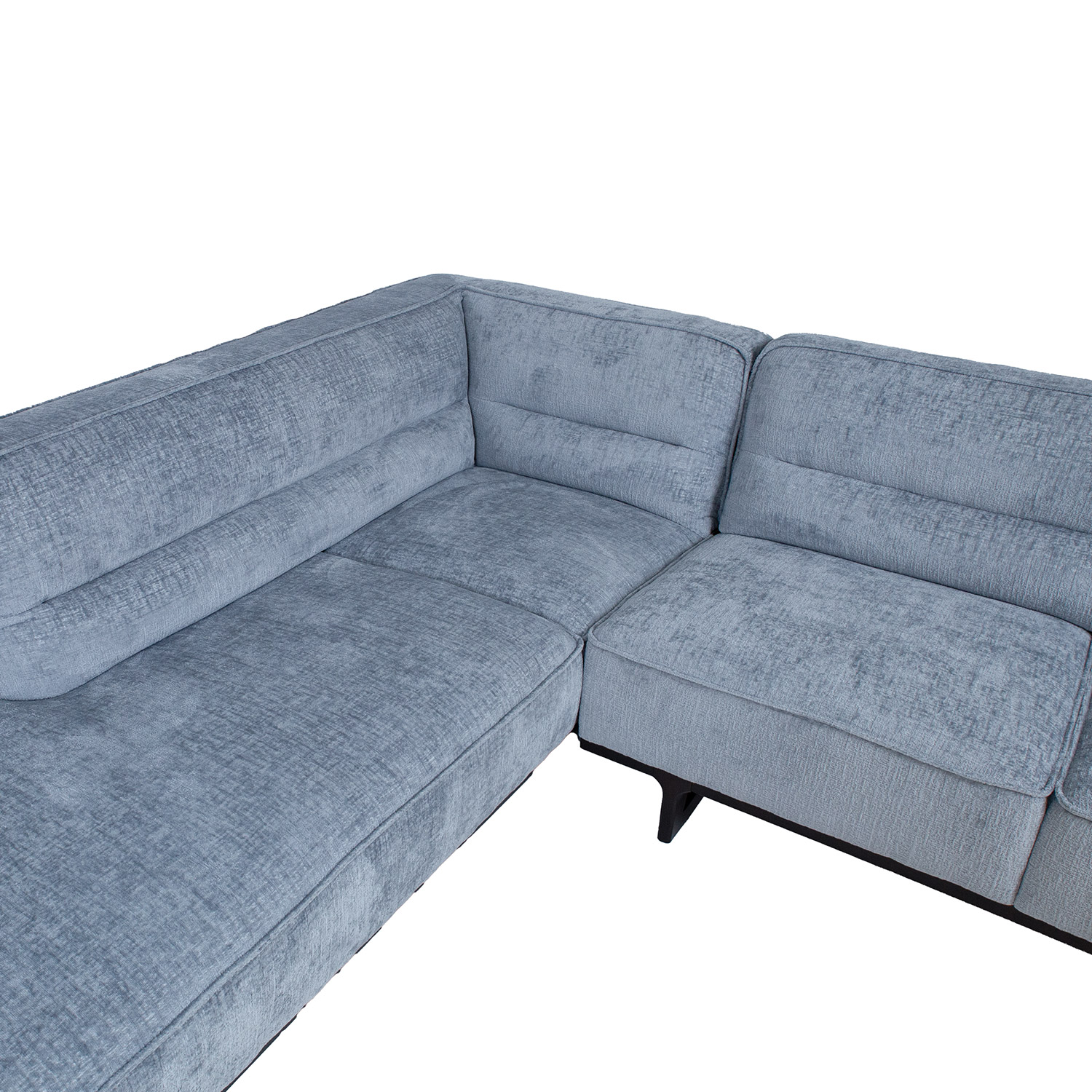 Kampinė sofa, kairinė, sidabriškai pilka, 272 × 240/95 × 79 cm 3