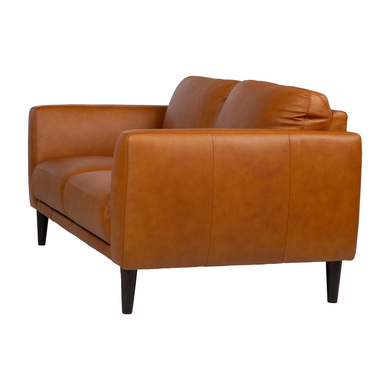 Dvivietė sofa, ruda, 151 × 92 × 81 cm 3
