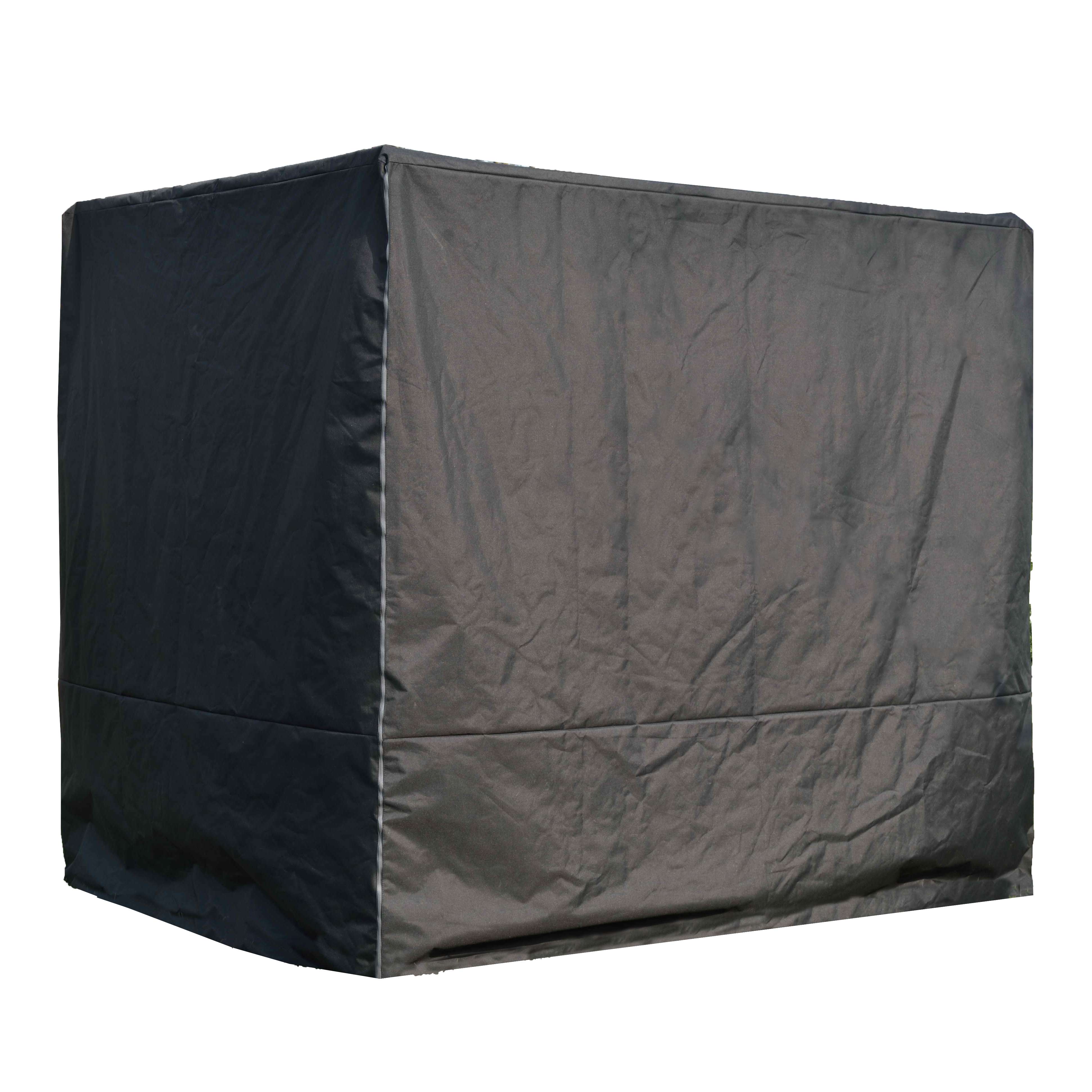 Lauko baldų uždangalas sūpynėms, juodas, 236 × 180 × 210 cm