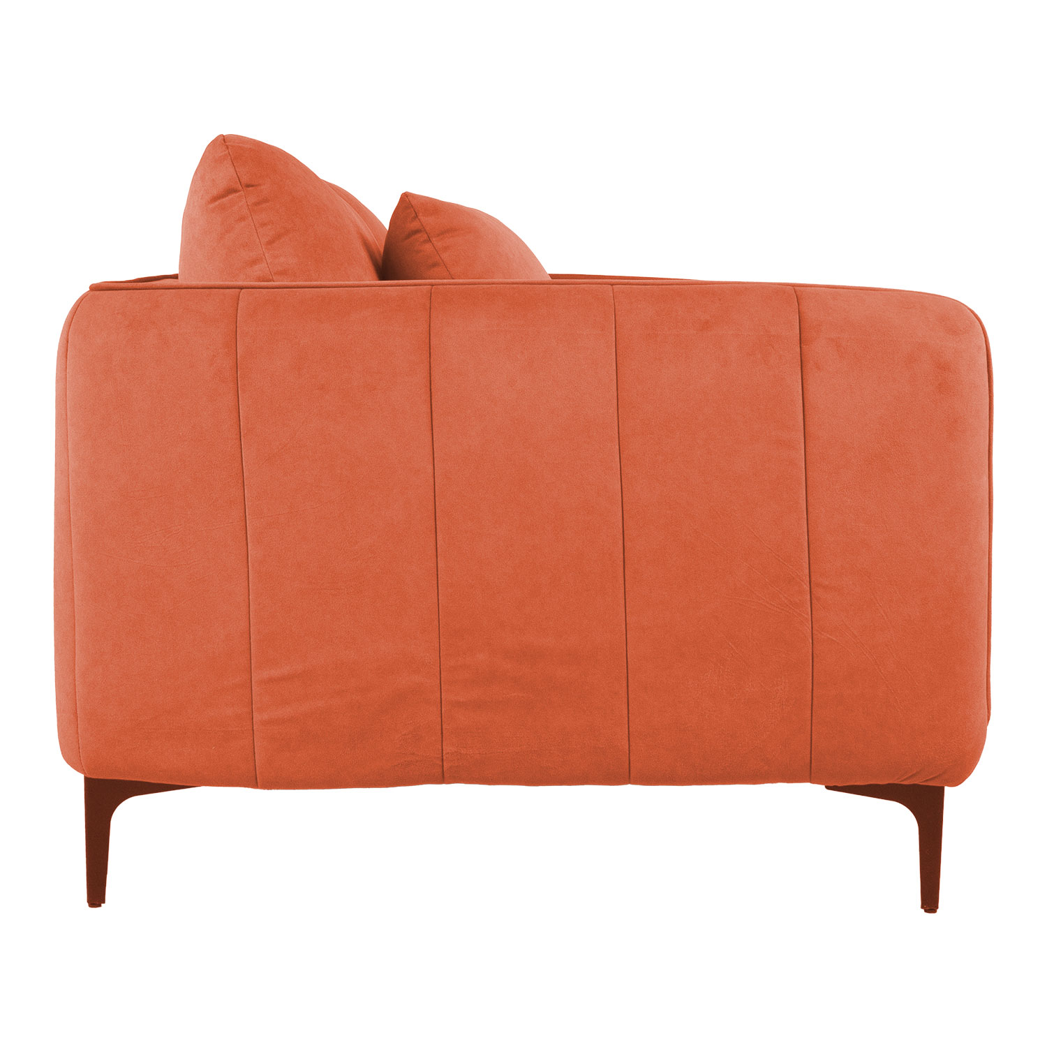 Sofa, dvivietė, oranžinė, 146 × 98 × 85 cm 2