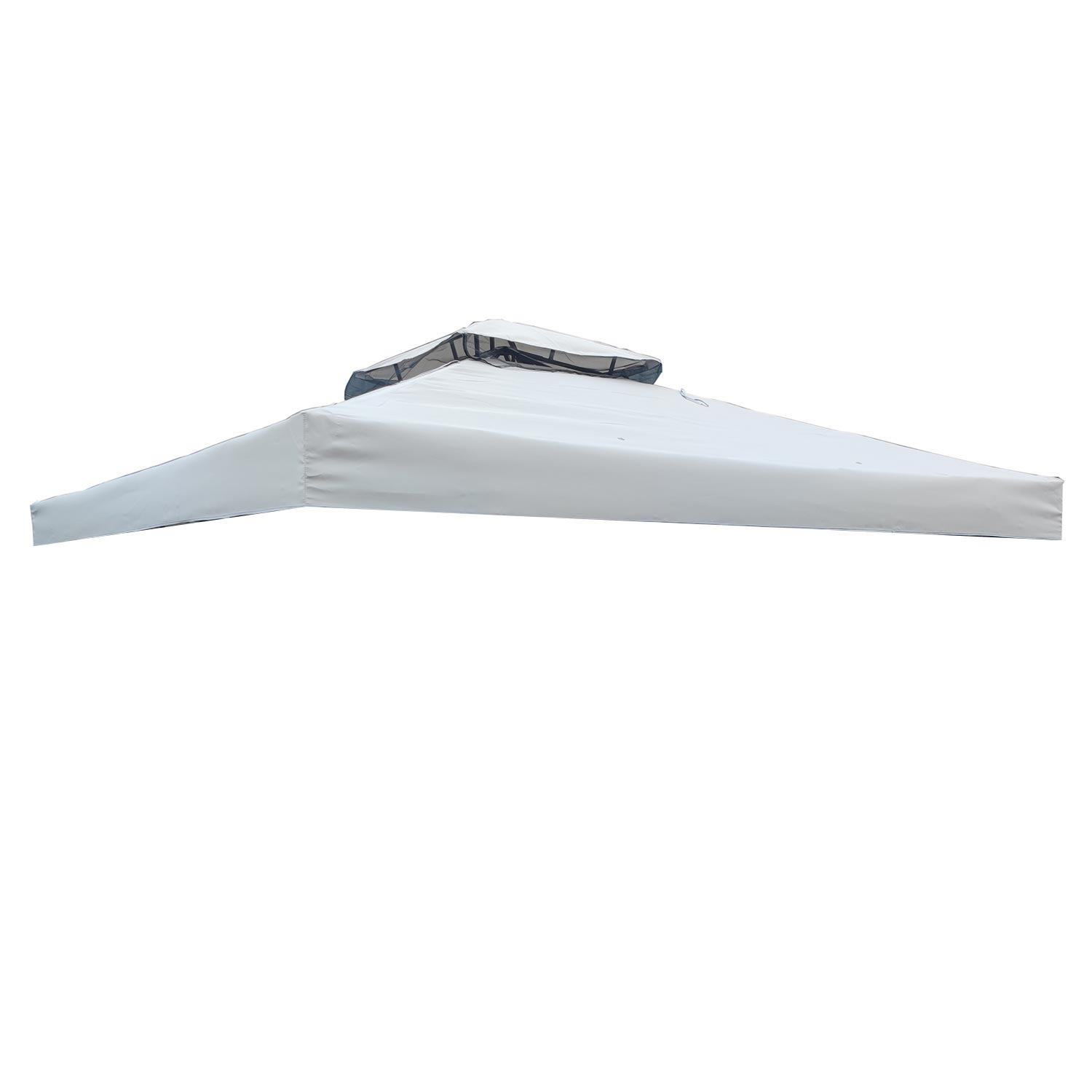 Pavėsinės stogas TULIP 3 × 3 m, pilkas