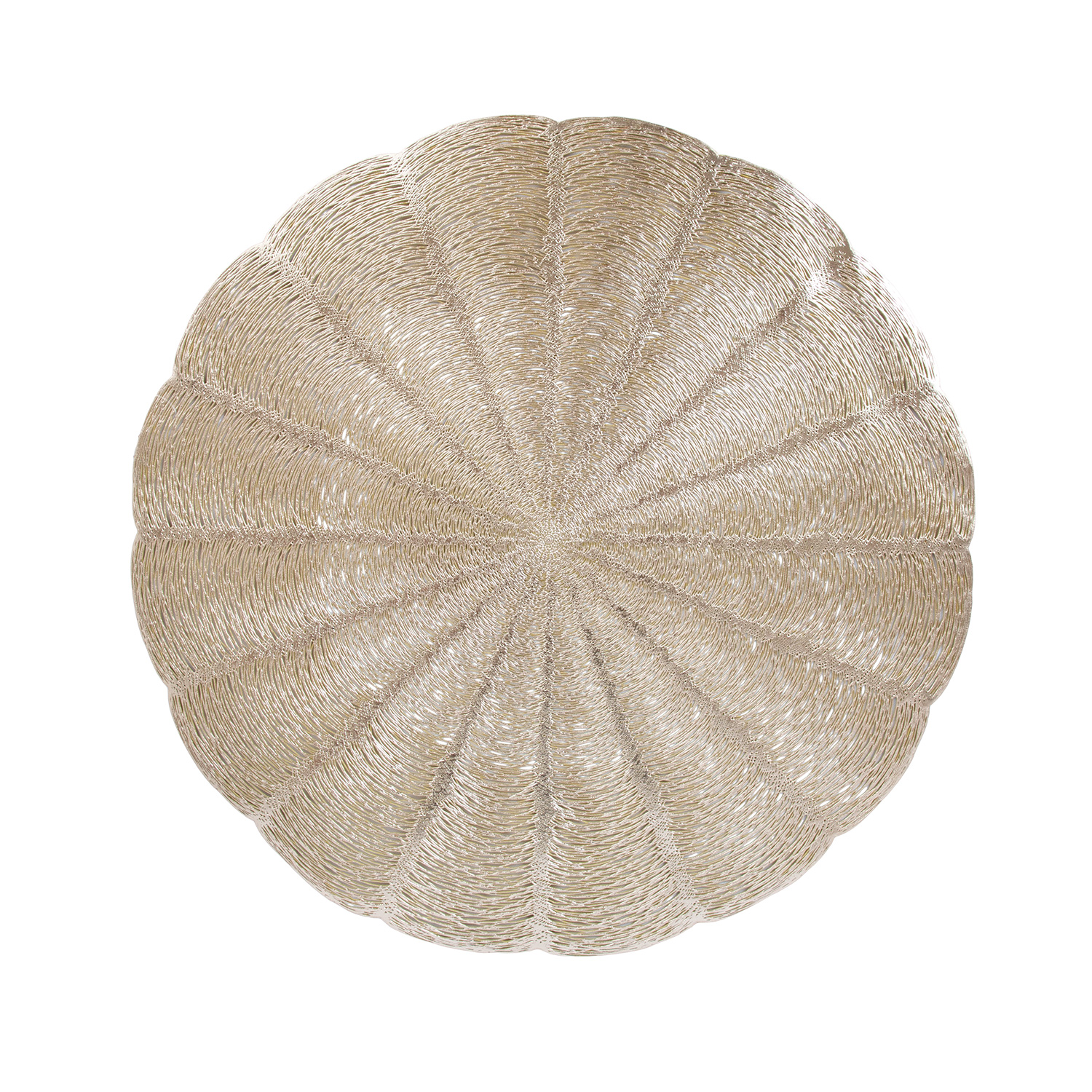 Kilimas, auksinės spalvos, Ø 38 cm