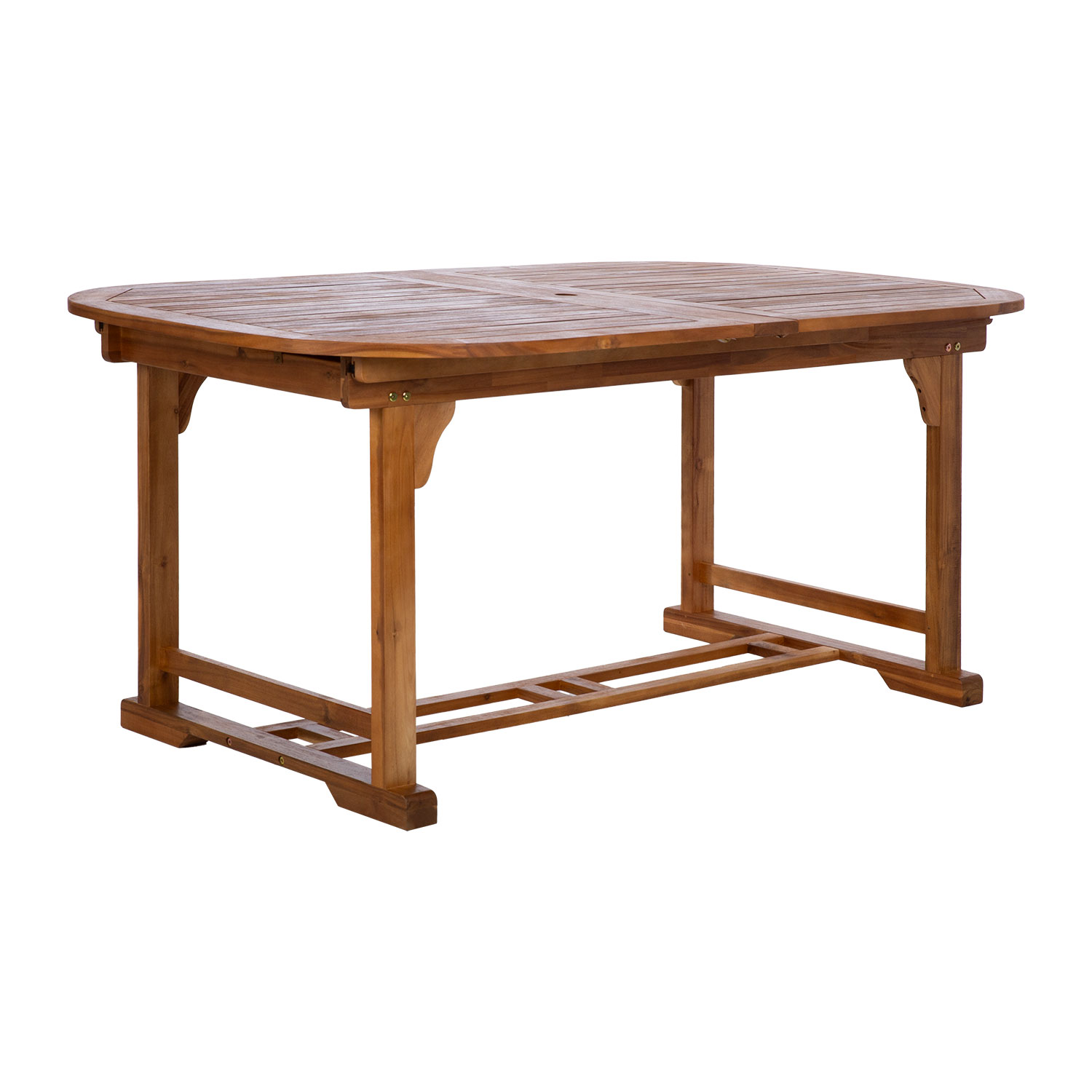 Lauko stalas, prailginamas, akacijos medienos, 165/225/285 x 100 x 75 cm