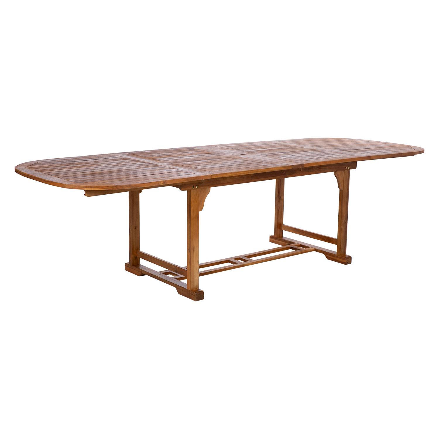 Lauko stalas, prailginamas, akacijos medienos, 165/225/285 x 100 x 75 cm 2