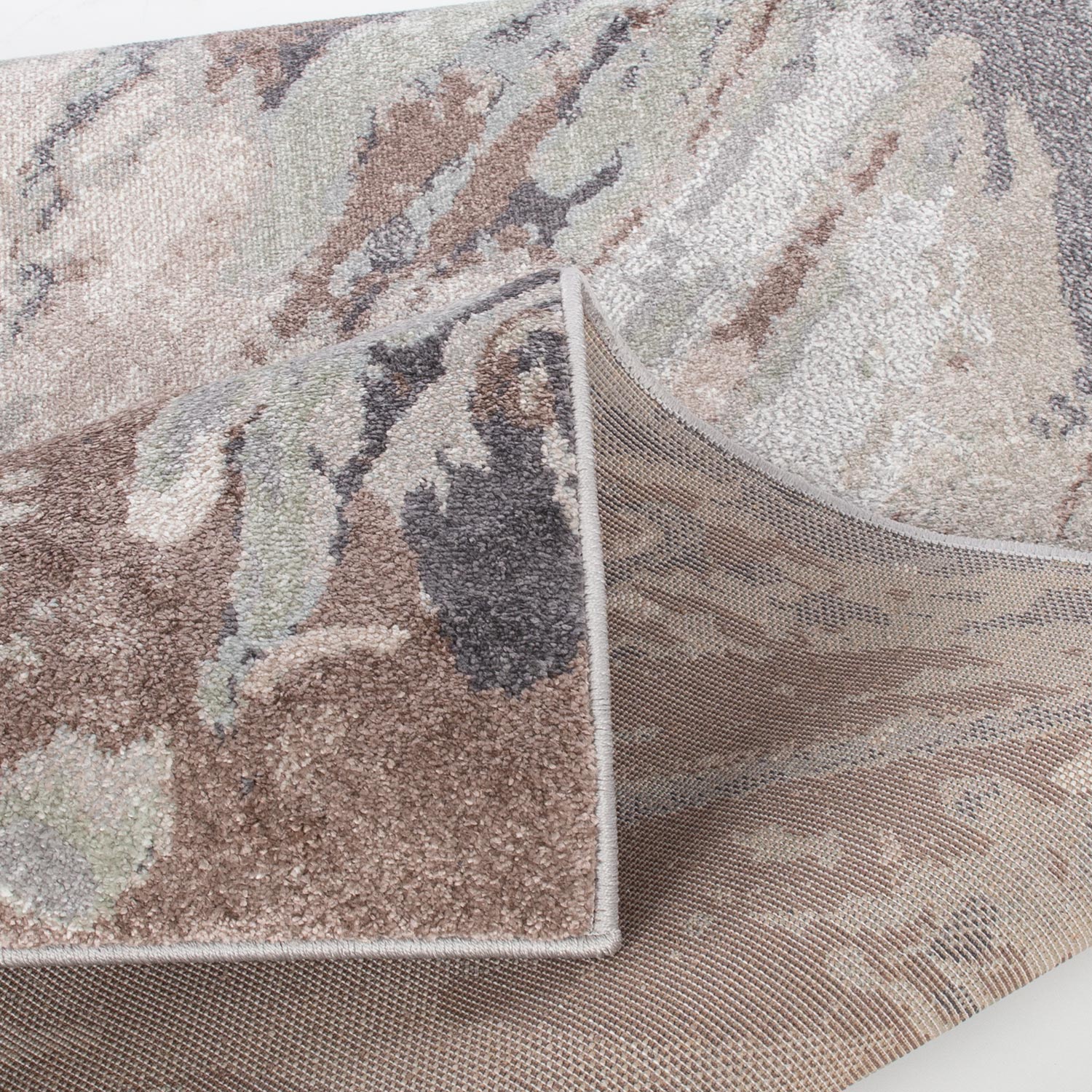Kilimas mažo plauko, mėlynas / smėlinis, 200 × 285 cm