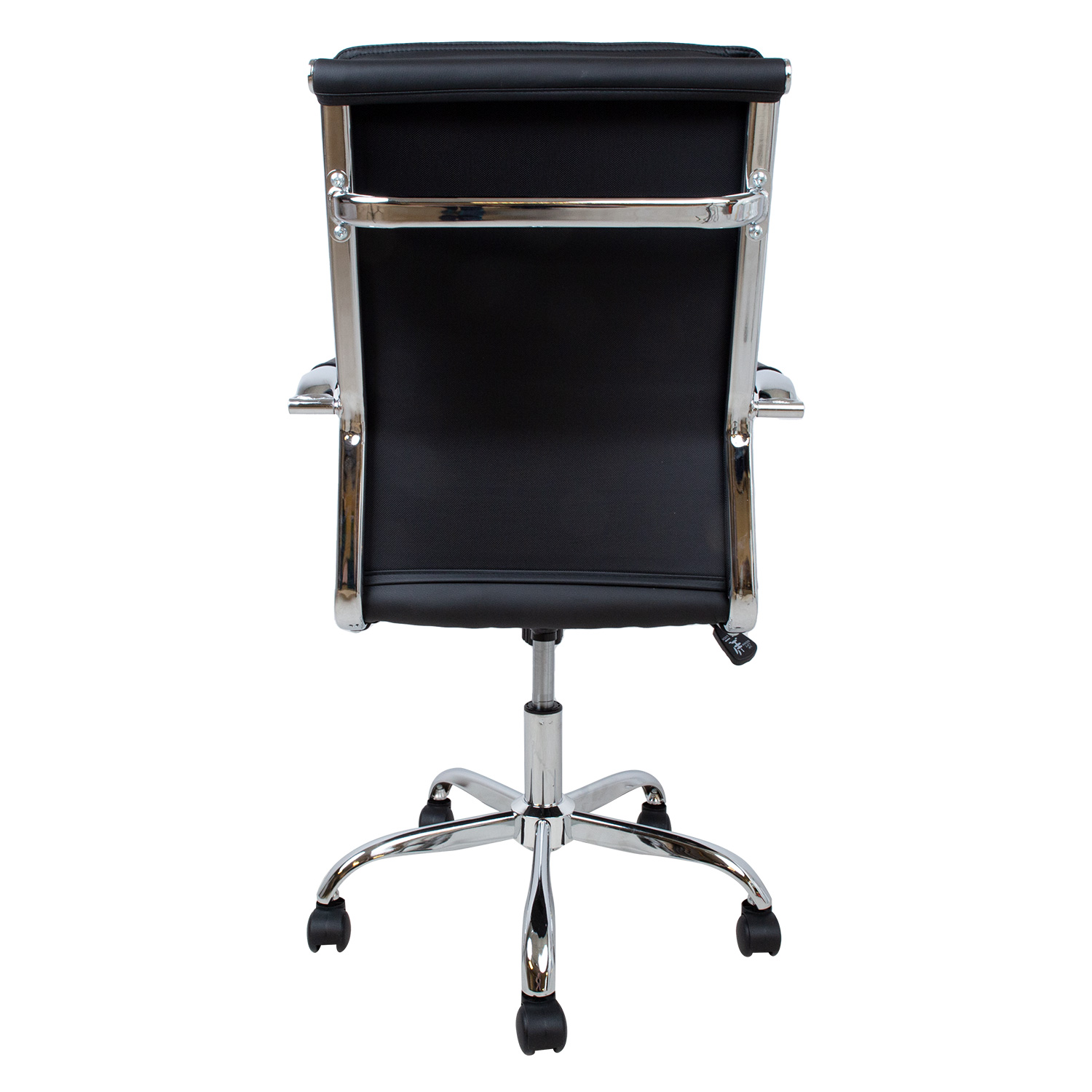 Biuro kėdė su supimo mechanizmu, juoda, 54,5 × 63 × 94–104 cm 3